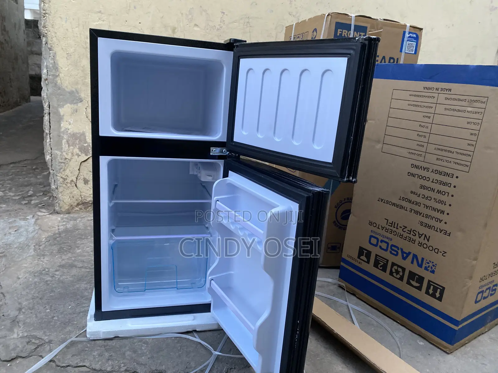 Nasco Nasf2-11fl Table Top Double Door Fridge