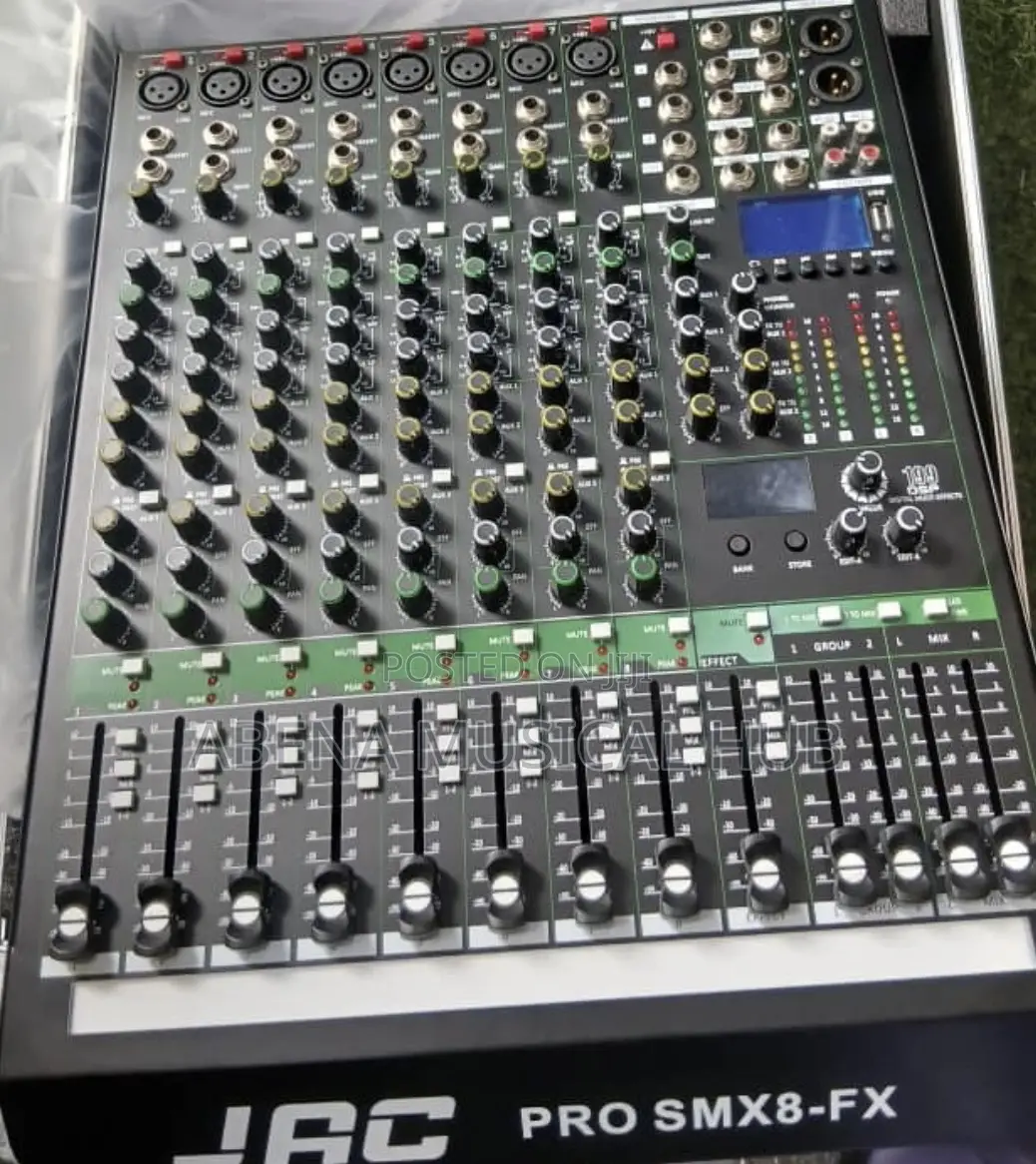 Jac Pro Smx8-Fx 8 Channel Mixer