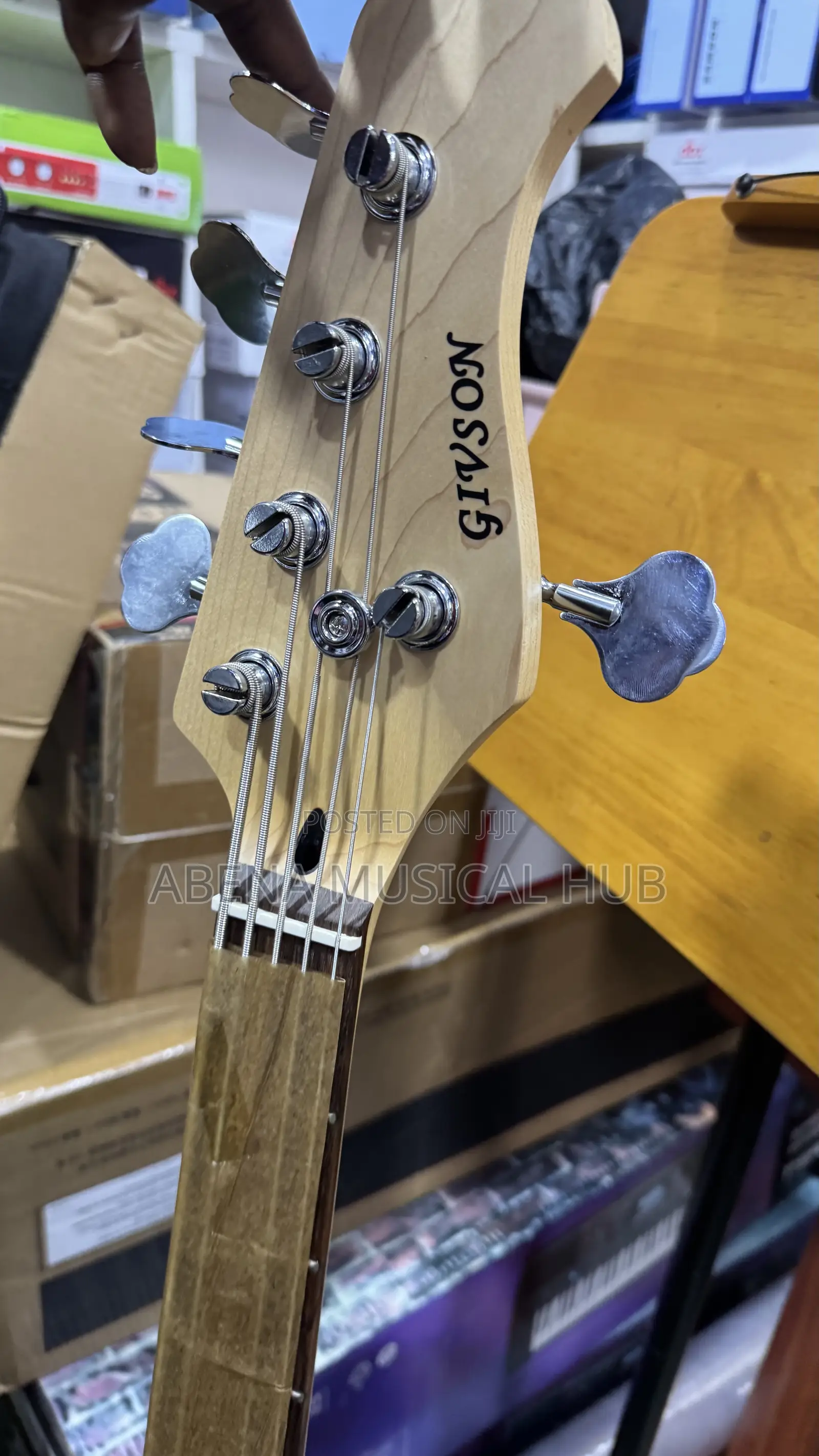 Passive Gibson Bass Guitar With Free Bag