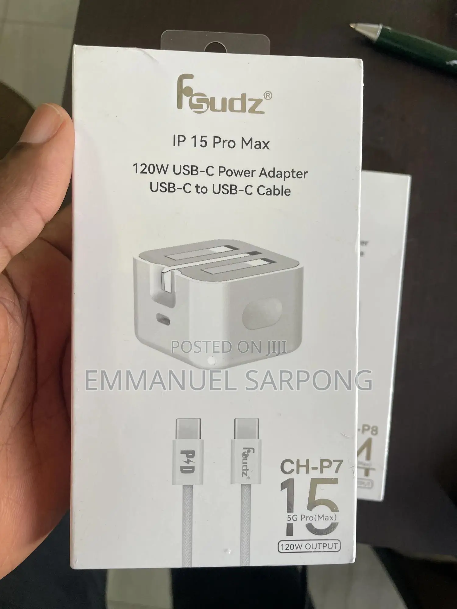 Fsudz 120w Usb-C Fast Charger + Usb-C Cable