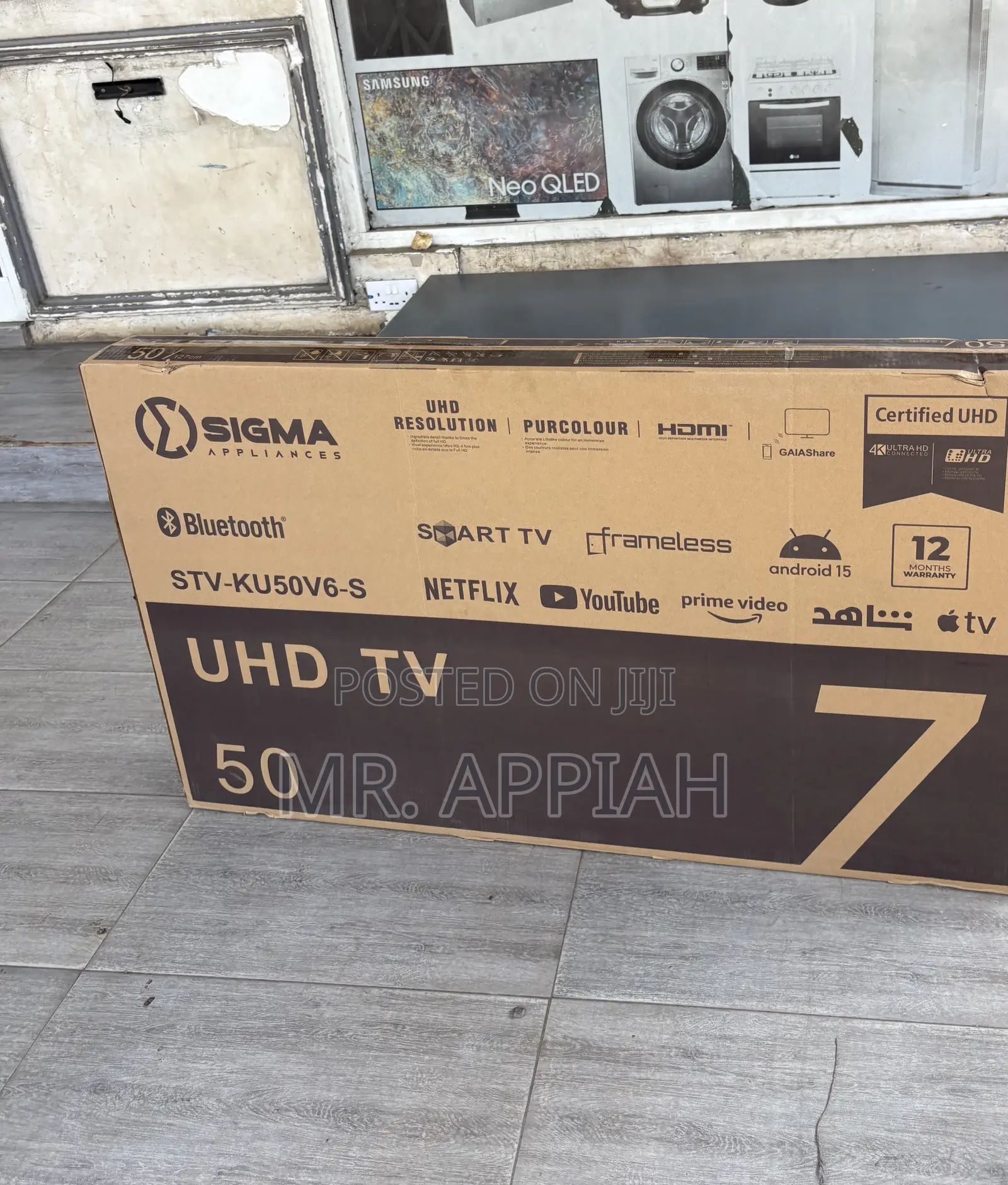 Order Original Sigma Sig-Ku50v6-S 50” Smart Android Television 