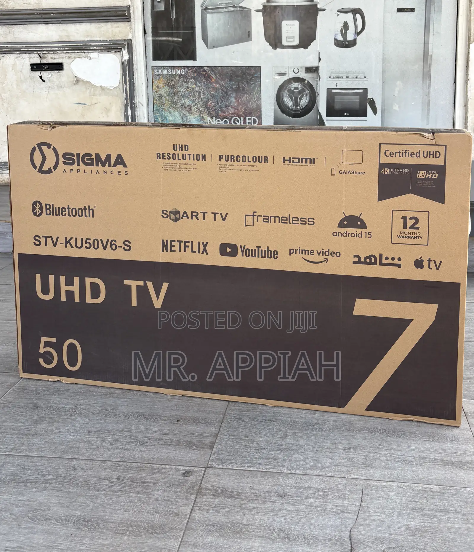Order Original Sigma Sig-Ku50v6-S 50” Smart Android Television 