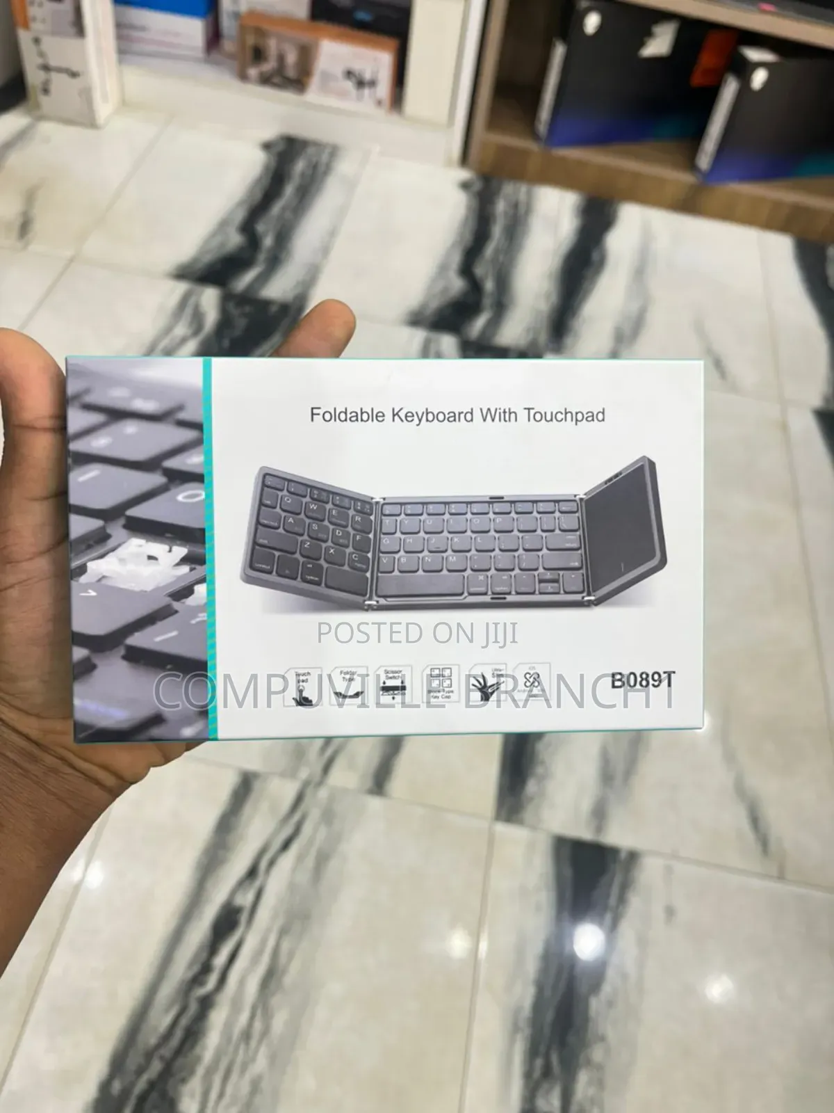 Foldable Keyboard With Touchpad