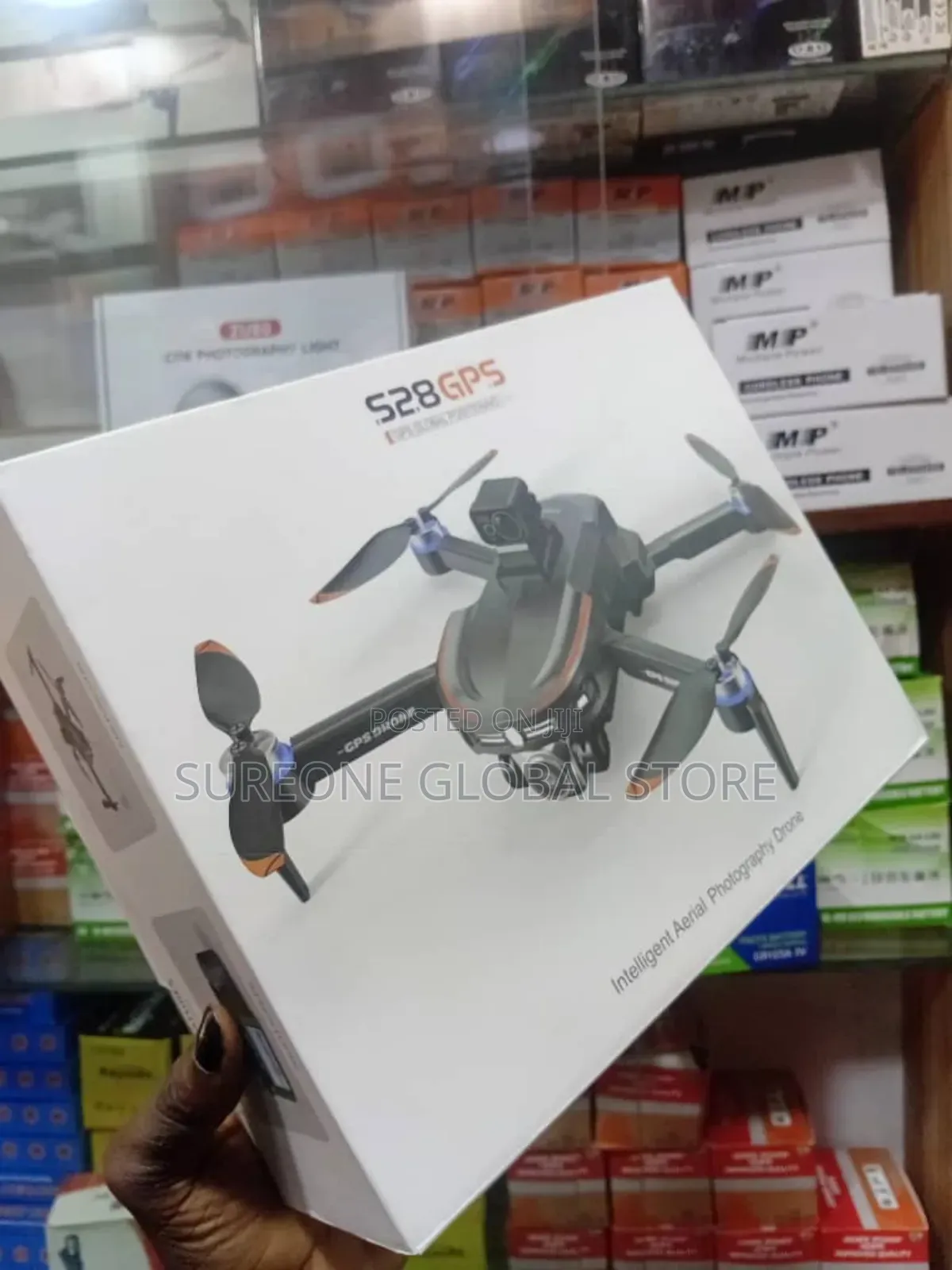 S28 Big Display Drone With Laser Sensor GPS