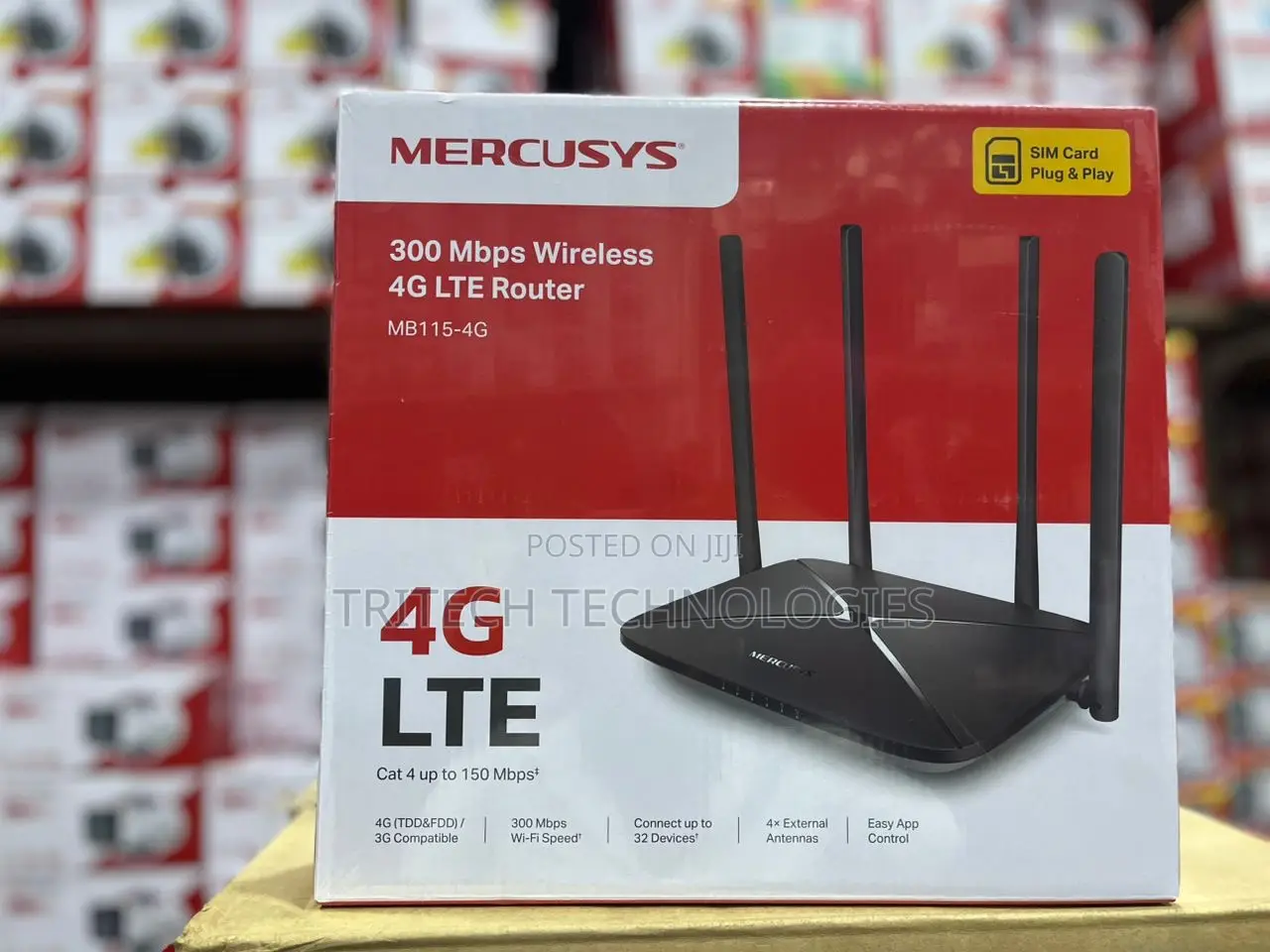 Mercusys Mb115-4g Wireless N Lte Router 300mbps