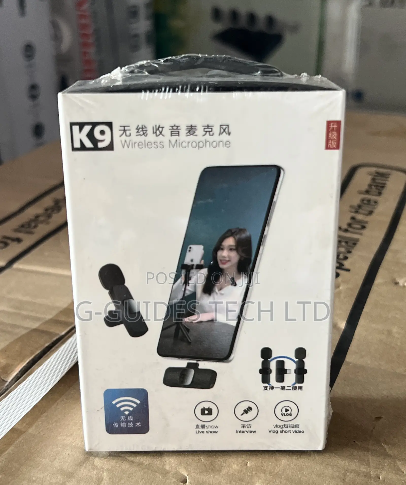 K9 Wireless Lavalier Microphone For iPhone And Type-c