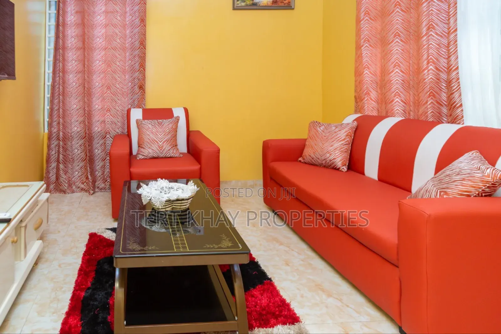 Furnished 1bdrm Apartment in Bush Road, Teshie for rent