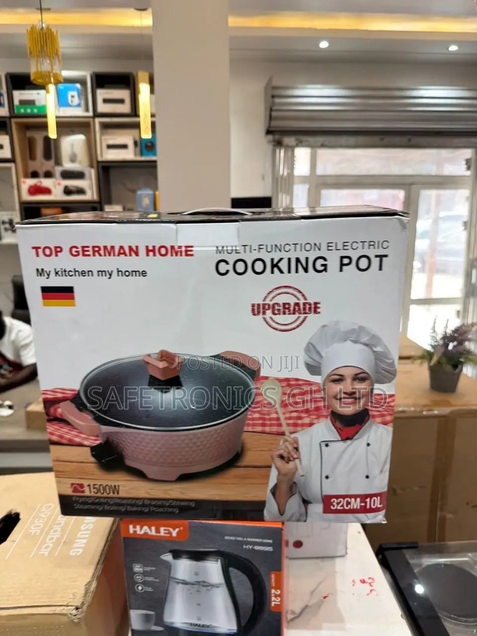 Just Purchase Multi-Function 10 Liters 32cm Electric Cooking Pot