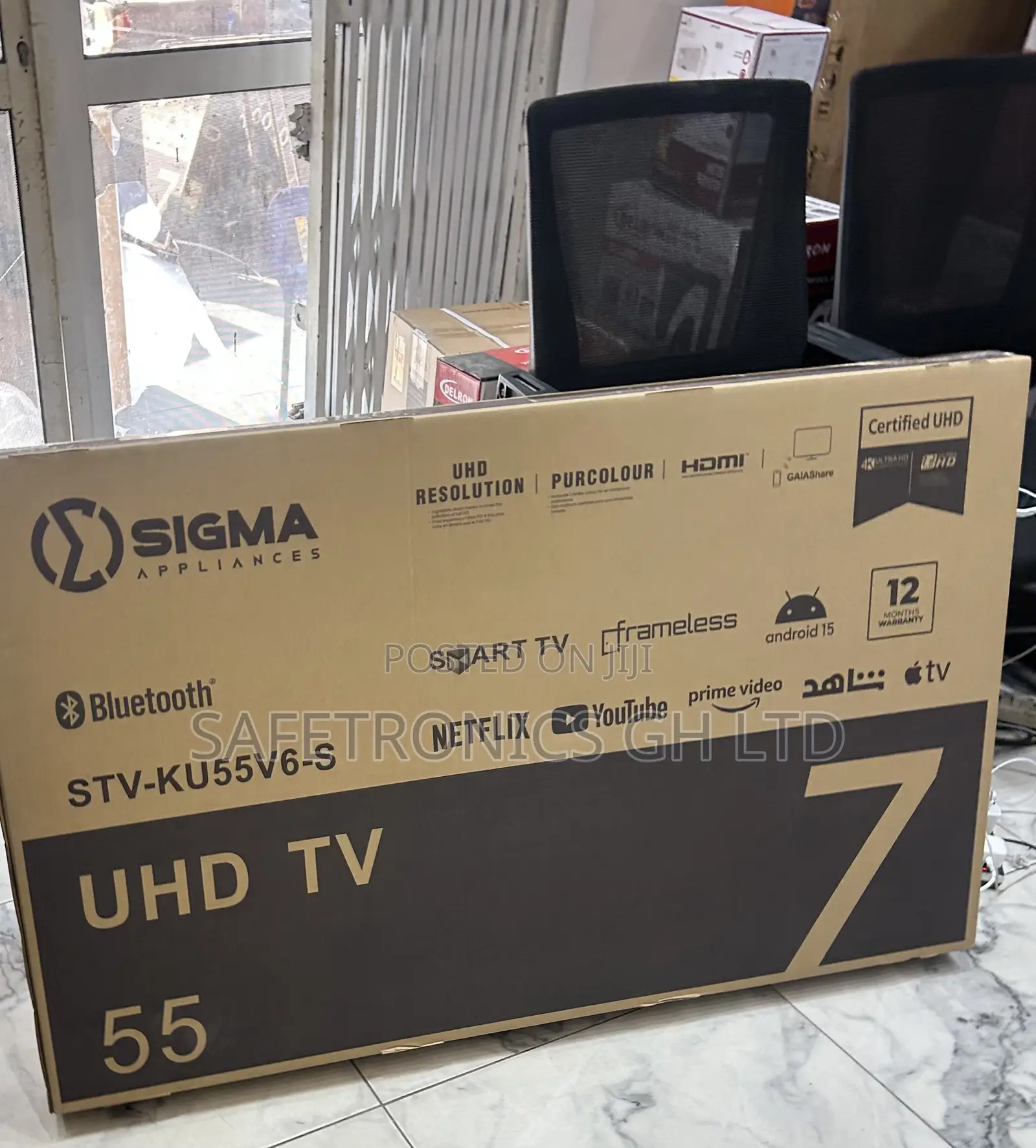 Ultra Modern 55 Inch Smart Uhd Sigma Best Android Tv