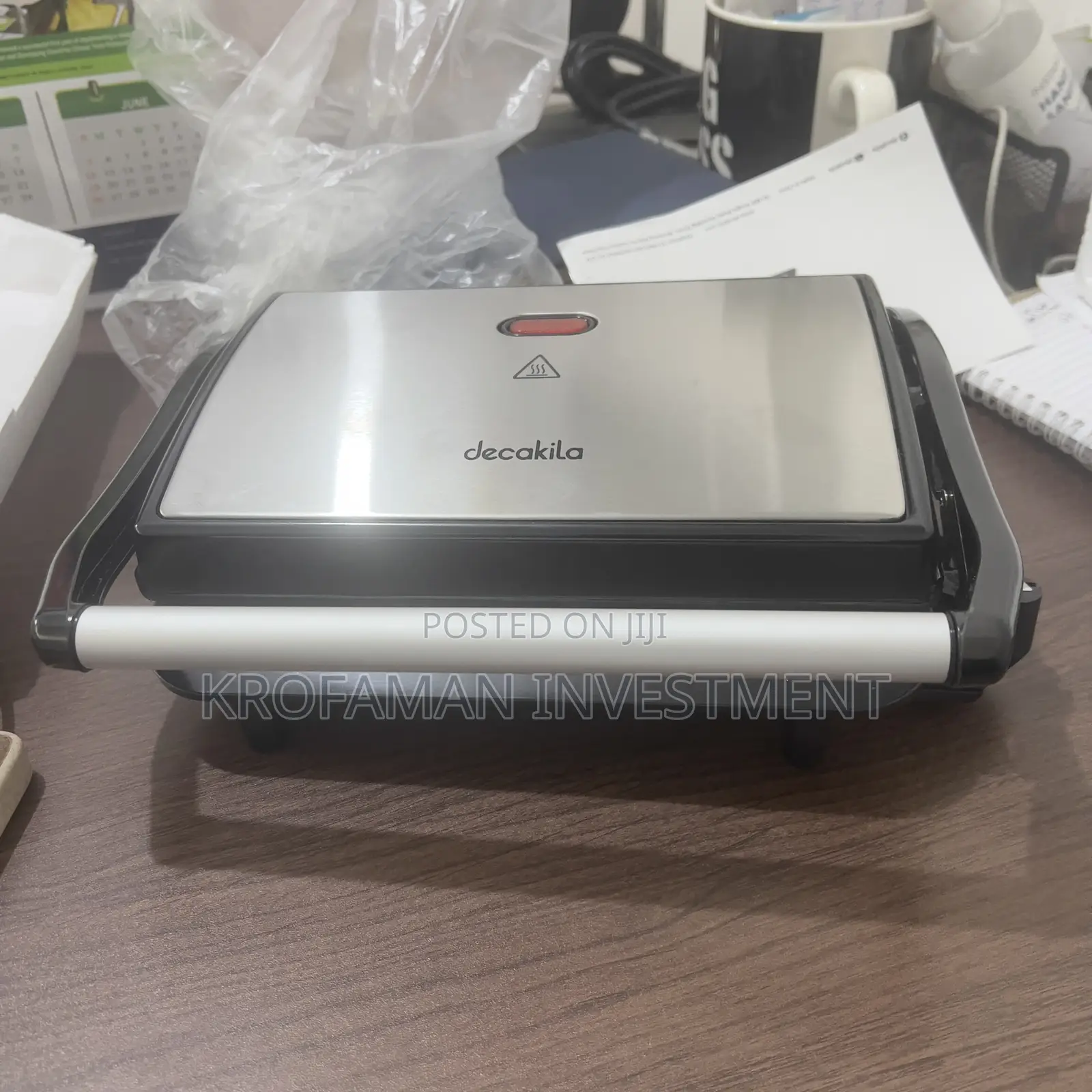 Decakila Keec049m Contact Grill – 850w