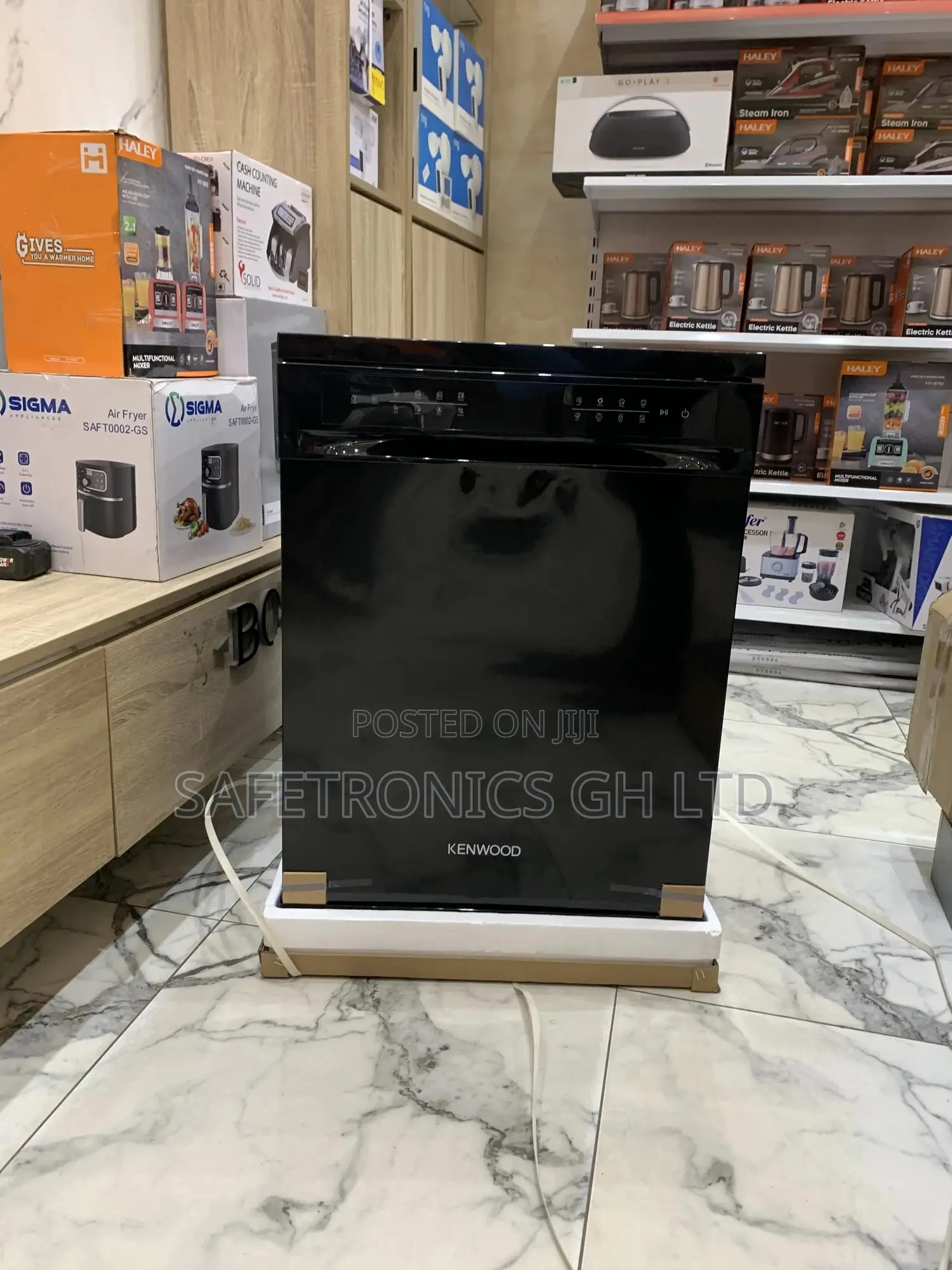 Kindly Shop Kenwood Black Electric Dishwasher