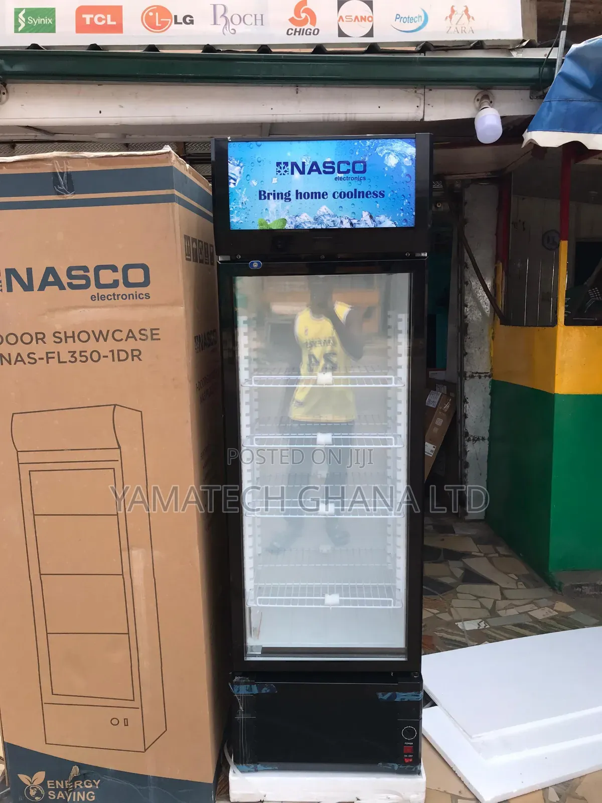 Brand New Durable Nasco 288 Litre Display Fridge