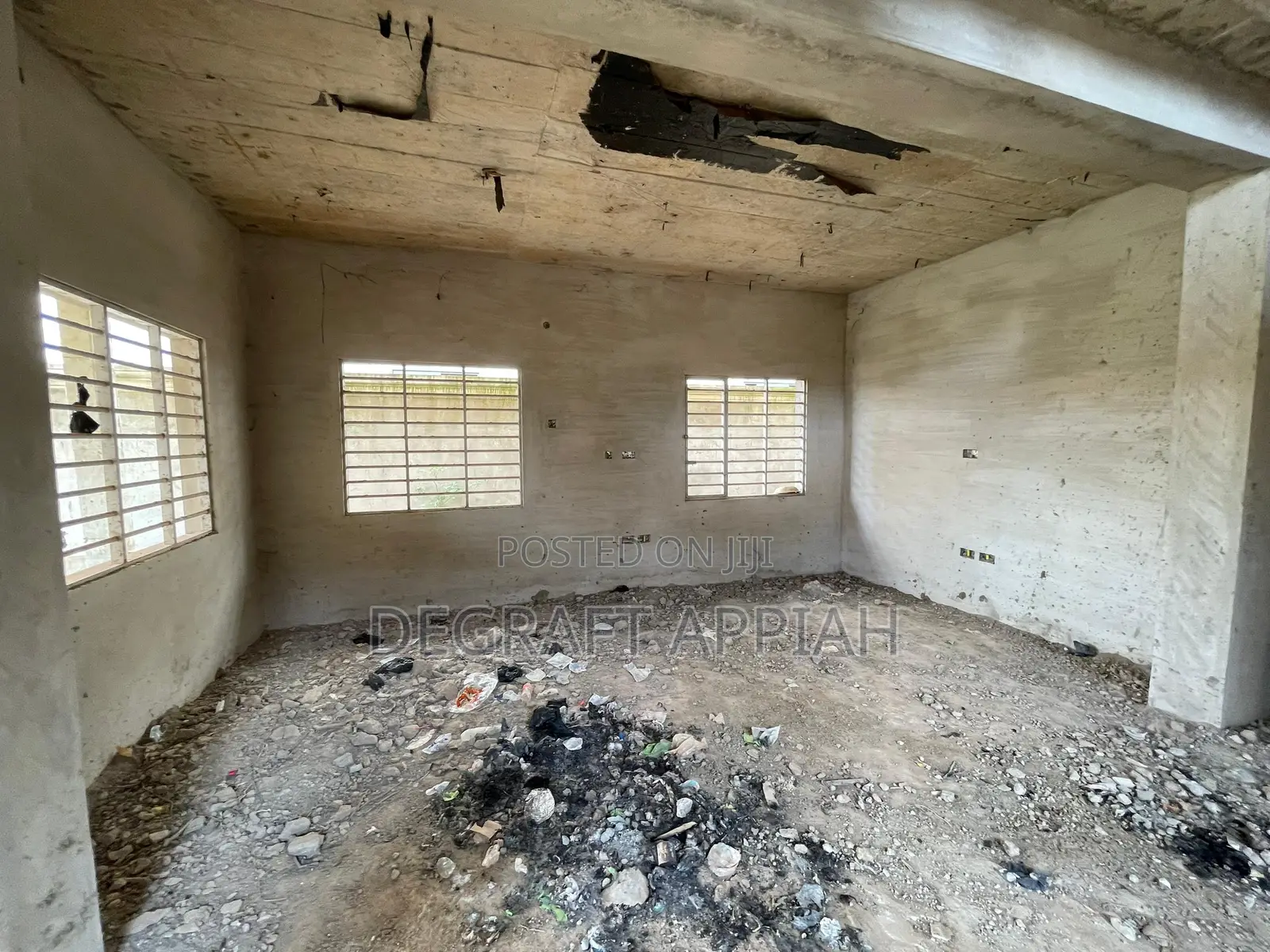 Semi Complete 4 Bedrooms House For Sale @ Abrepo Near Kumasi Girls Shs