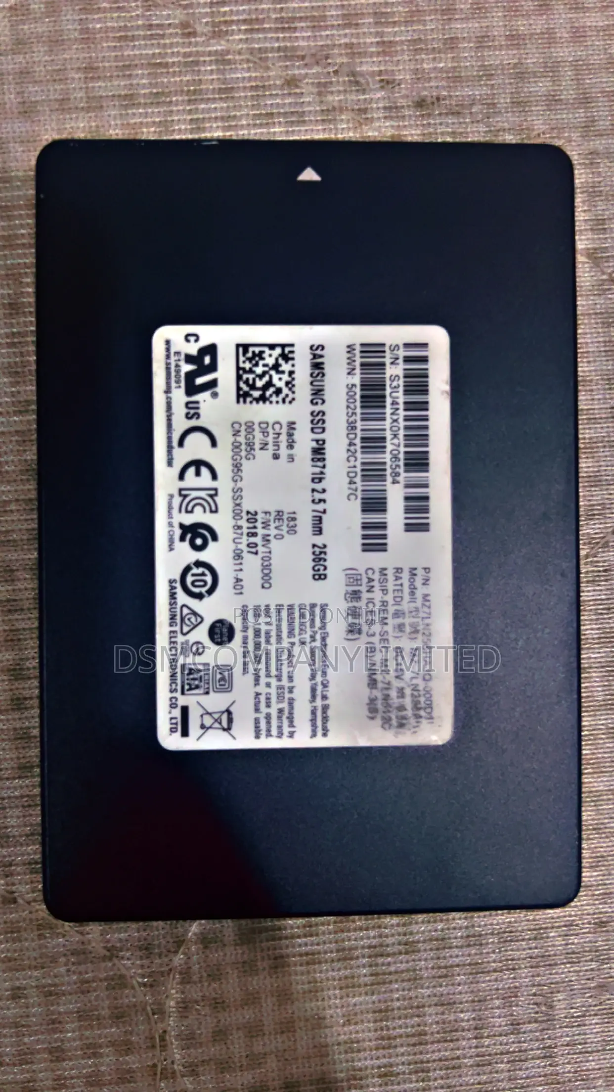 Authentic Branded SSD Sata 256 Gb