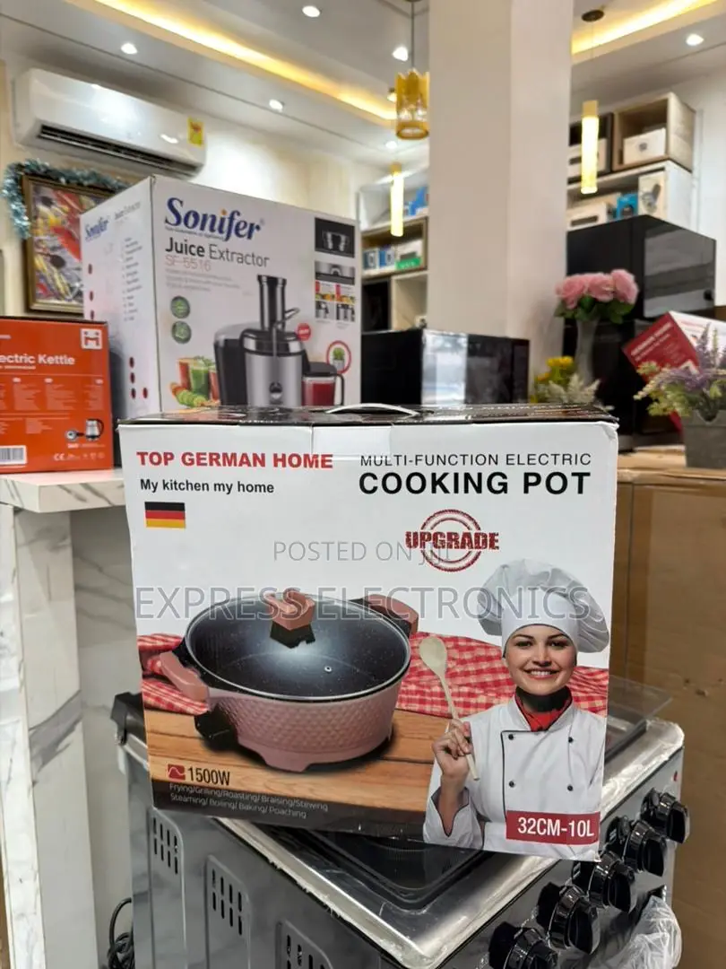 Ultra Modern Sleek 10l Cooking Electric Pot
