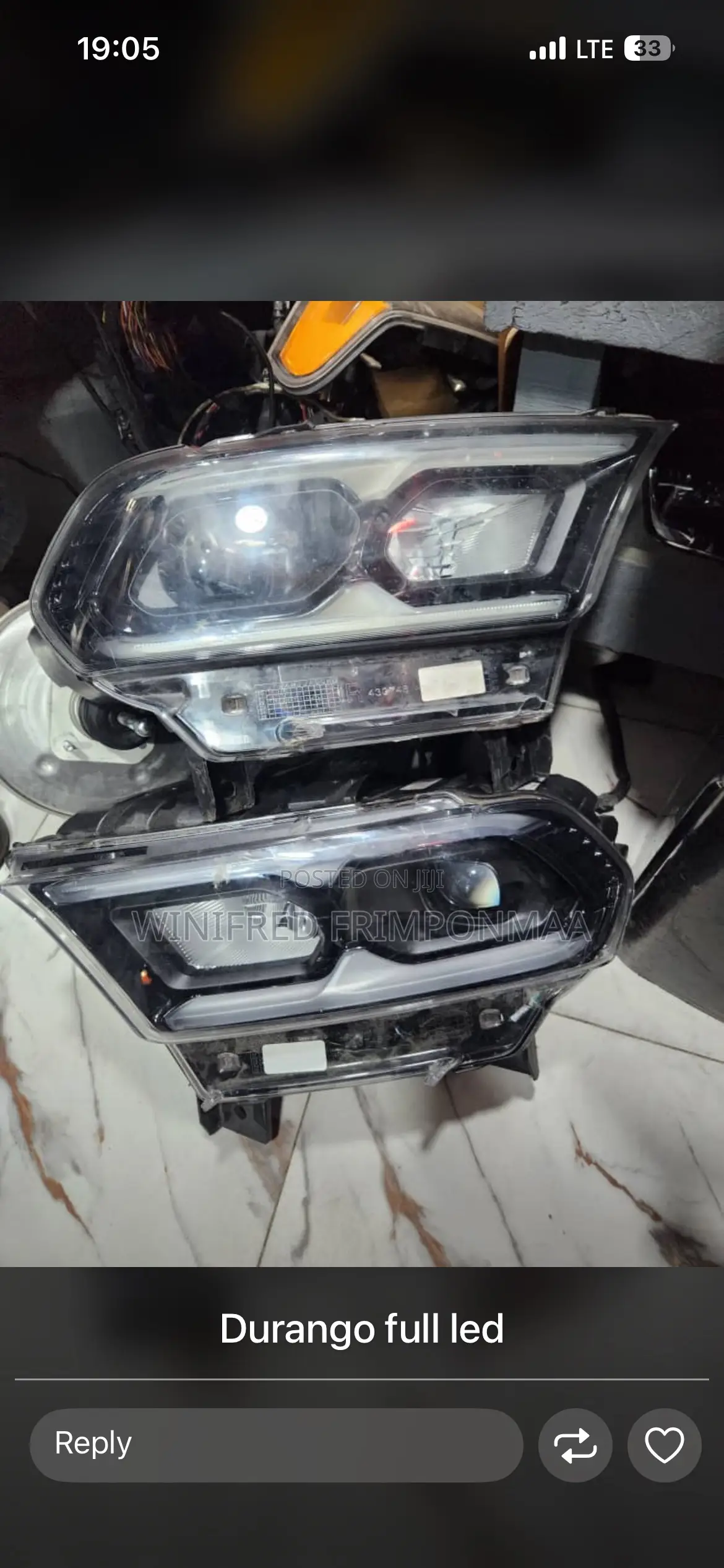2021-2025 Dodge Durango Headlight Full Led