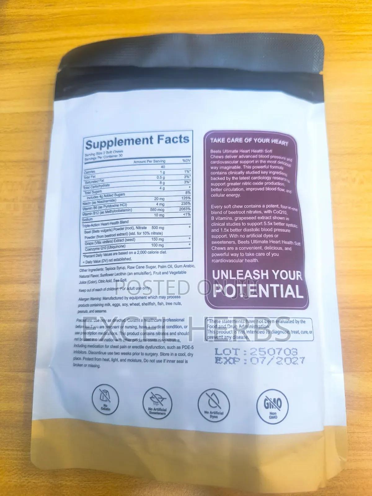 Beets Ultimate Heart Health Blood Pressure Support