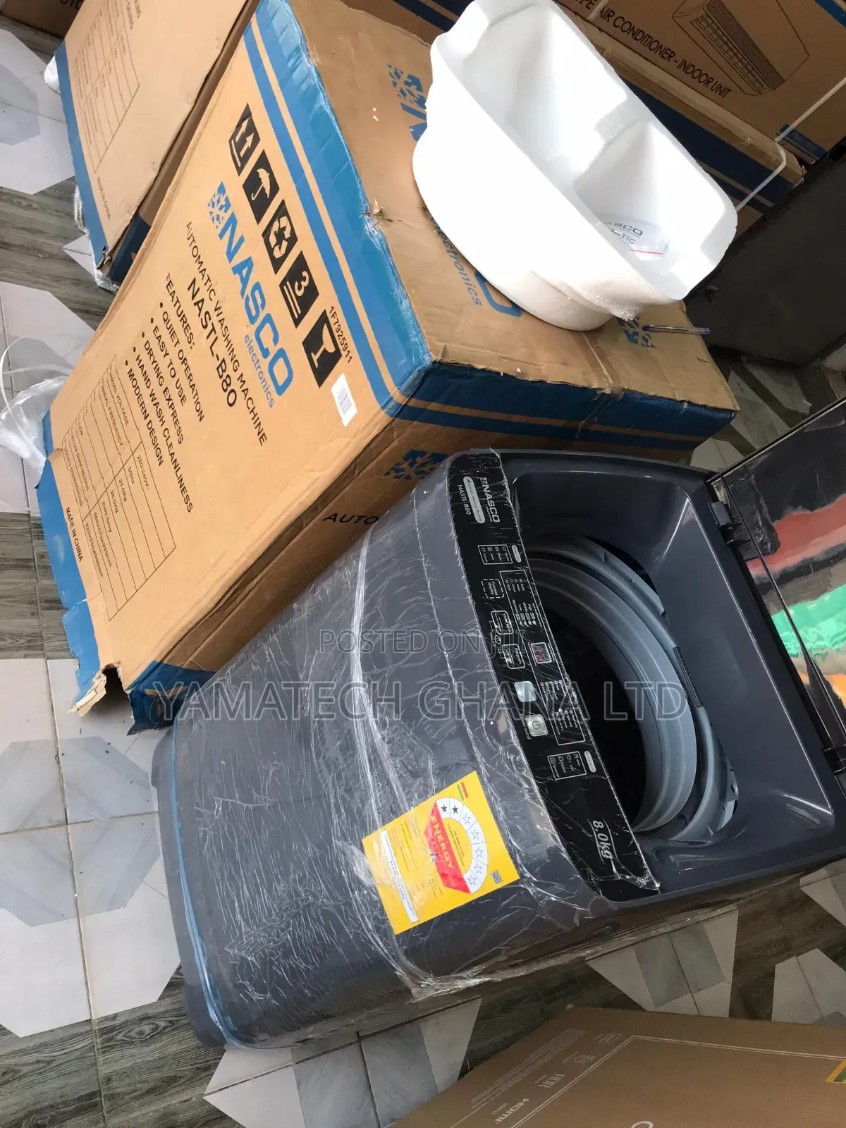 Brand New Nasco 8kg Fully Automatic Top Load Washing Machine