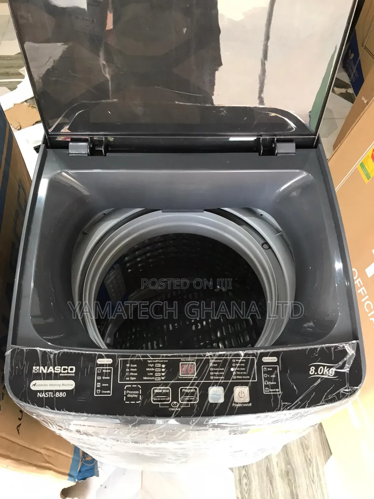 Brand New Nasco 8kg Fully Automatic Top Load Washing Machine