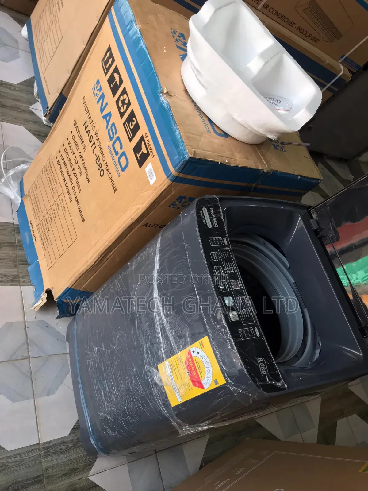 Brand New Nasco 8kg Fully Automatic Top Load Washing Machine
