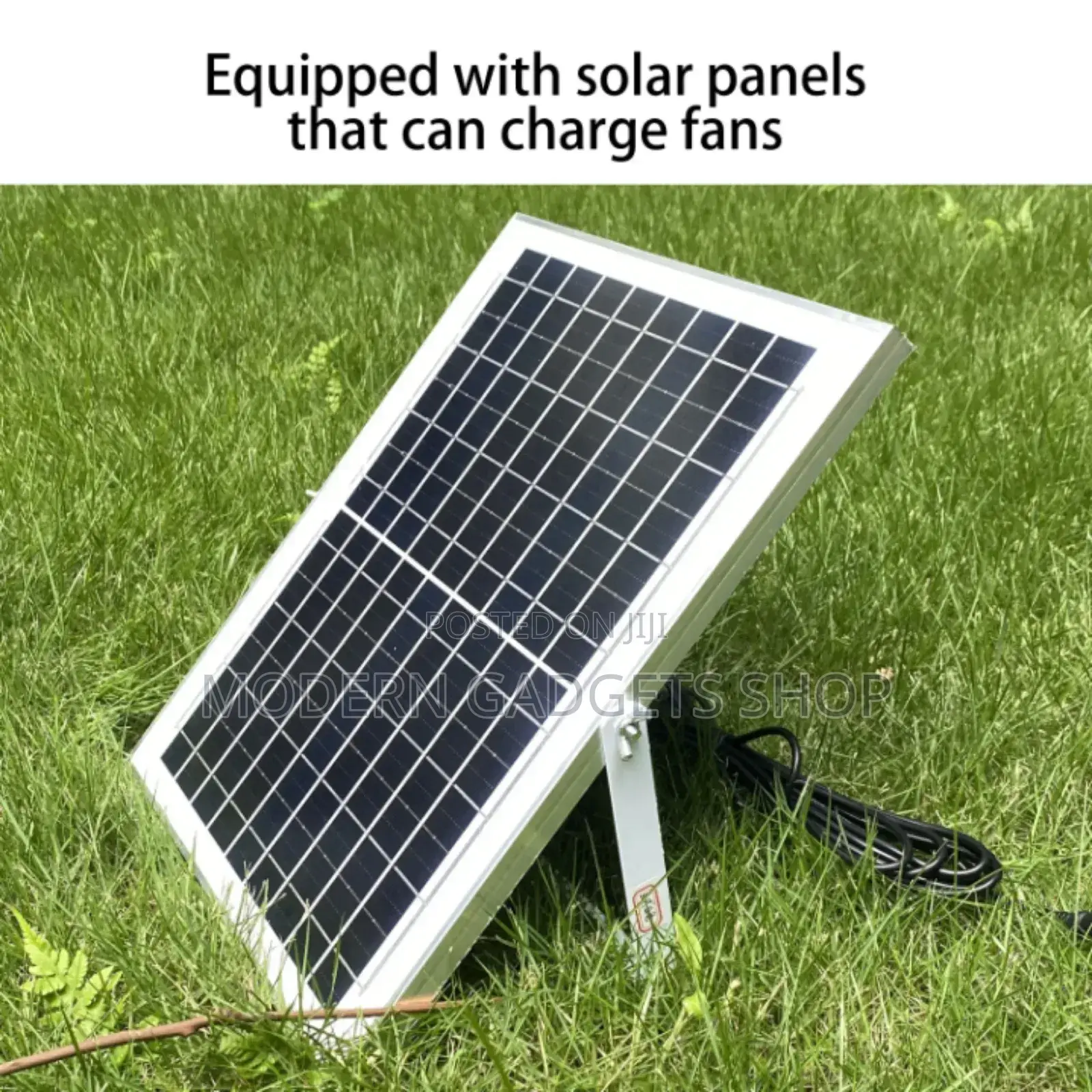 Solar Rechargeable Fan