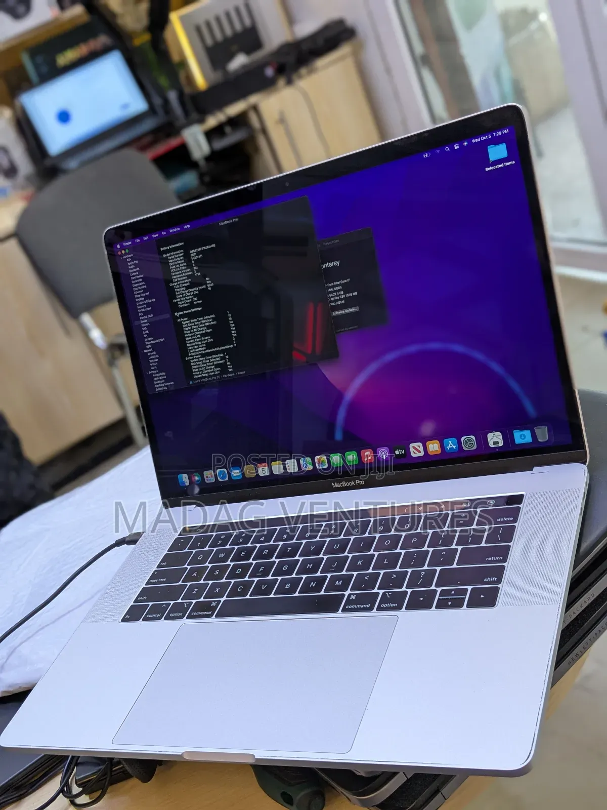 Laptop Apple MacBook Pro 2018 16GB Intel Core i7 SSD 512GB