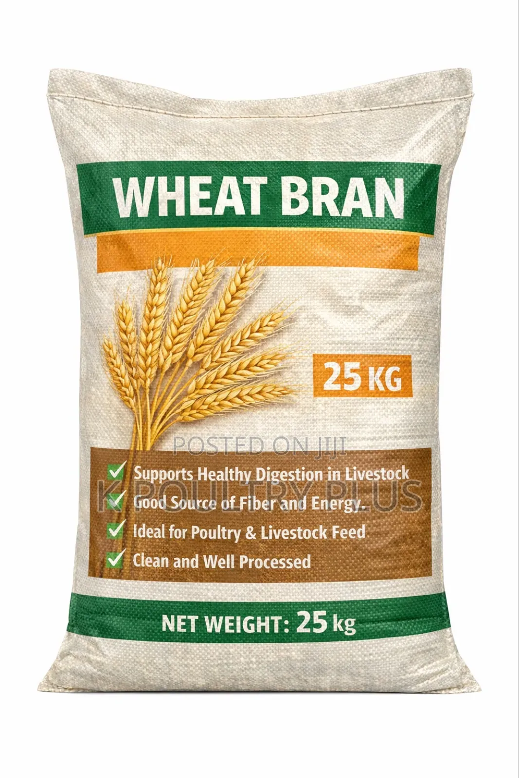 Wheat Bran for Livestock ( 25 Kg)