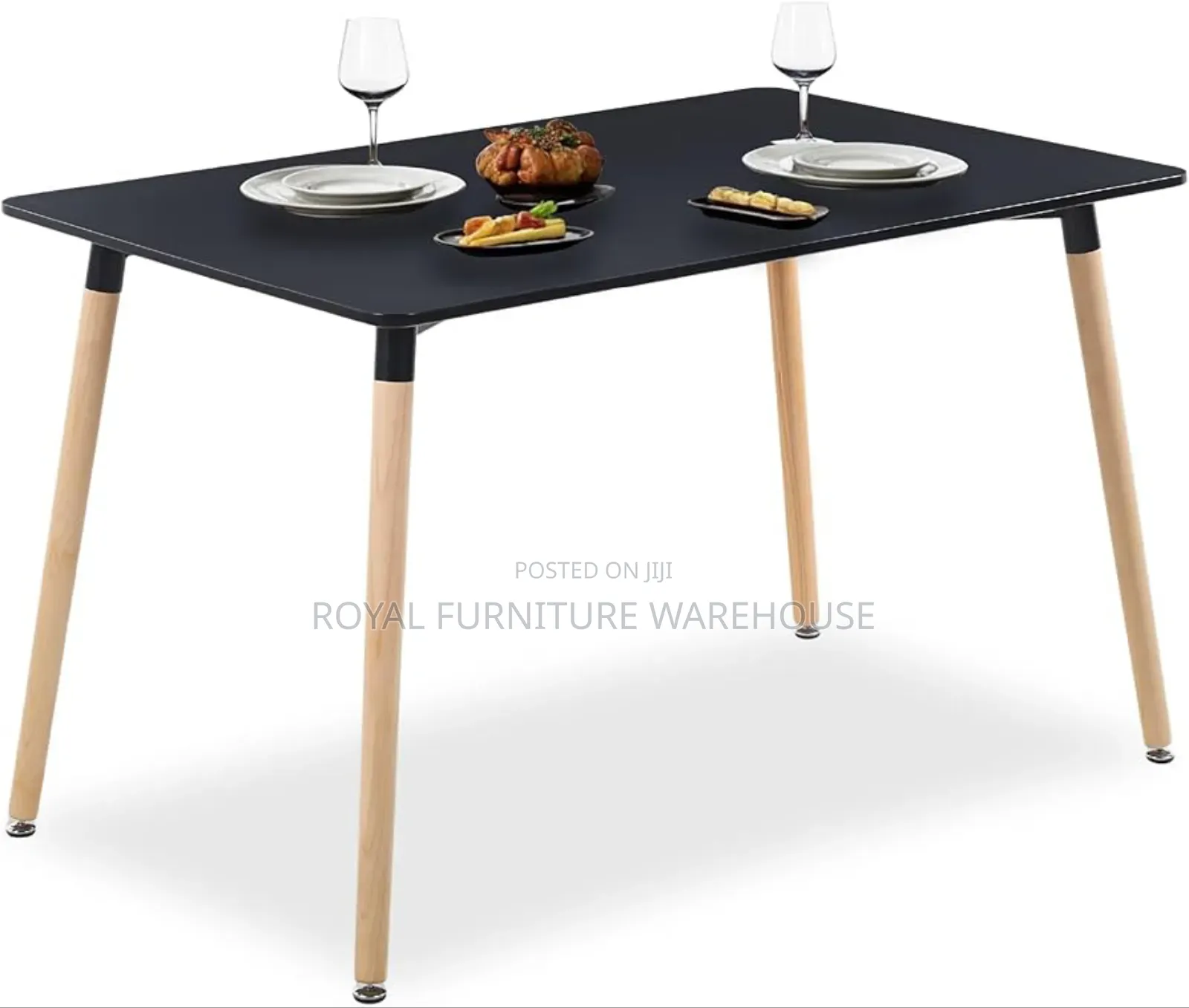 Scandinavian or Modern Rectangular Dining Table