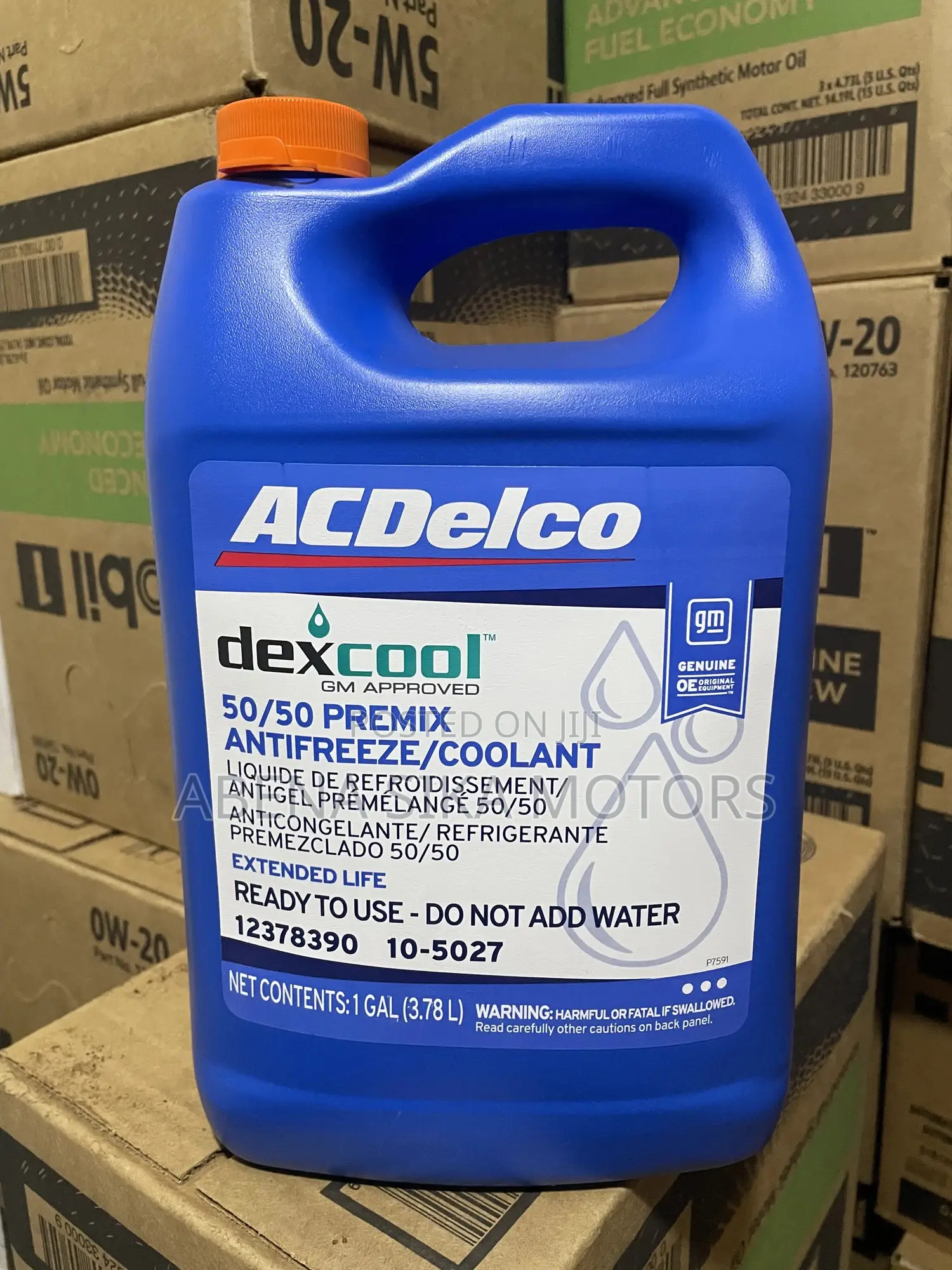 Acdelco Dexcool 50/50 Premix Antifreeze Coolant