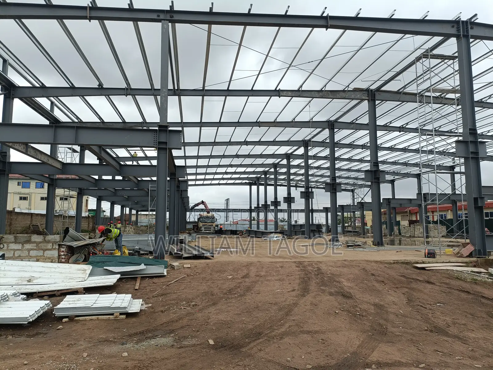 Industrial Steel Structures – Warehouses, Factories Hangars,Mallsetc