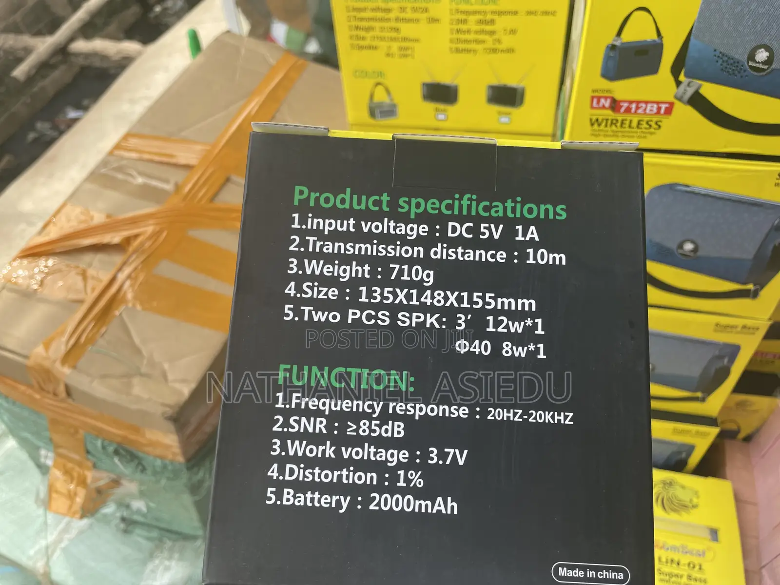 Boombest Lin-01 Wireless Bluetooth Speaker