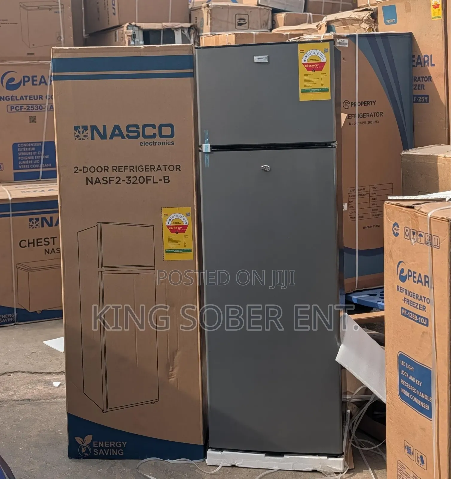 Nasco Nasf2-320fl-B Fridge 
 280ltrs 
 Ghc3450.