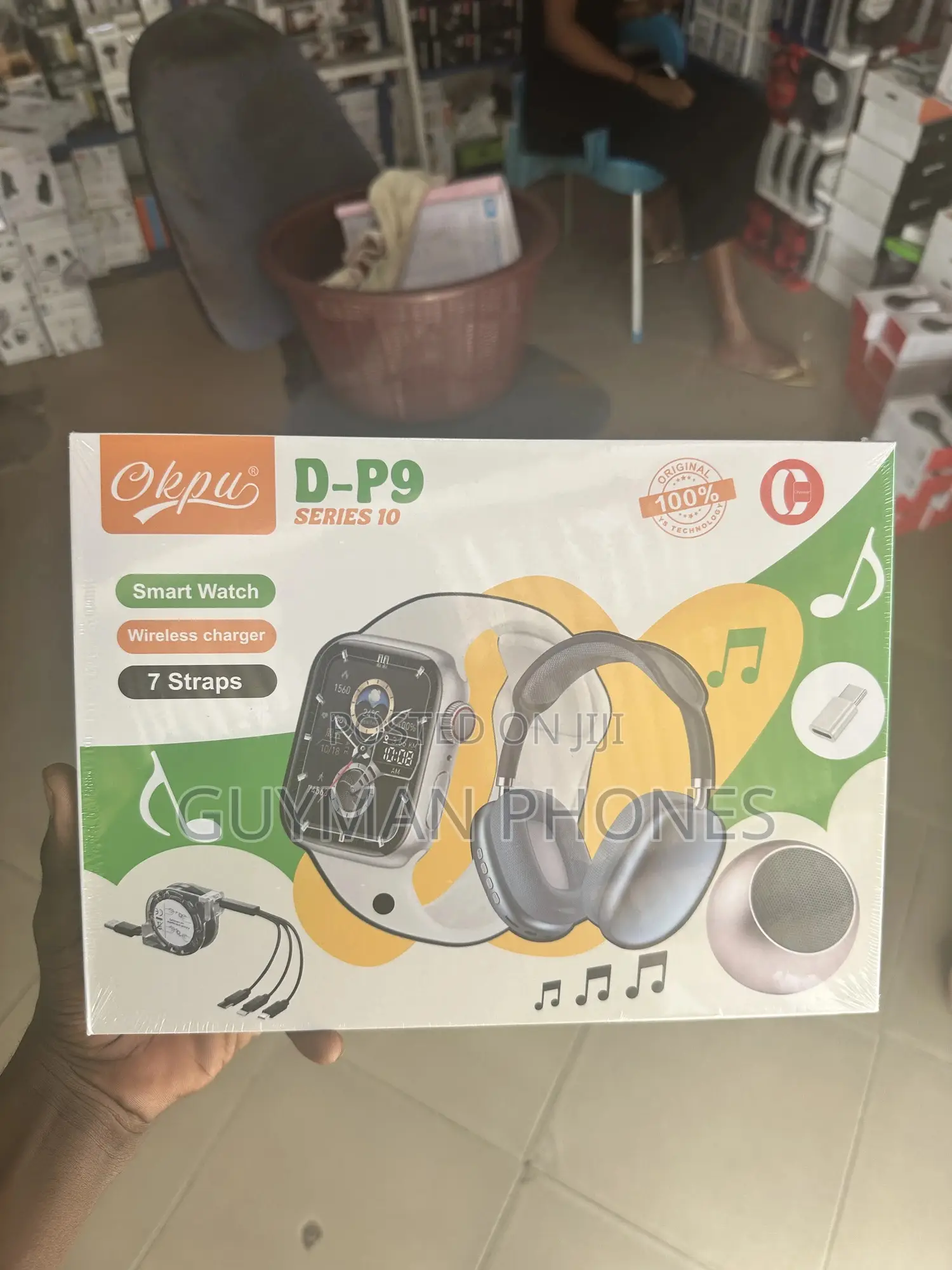 D-P9 Smart Watch Combo