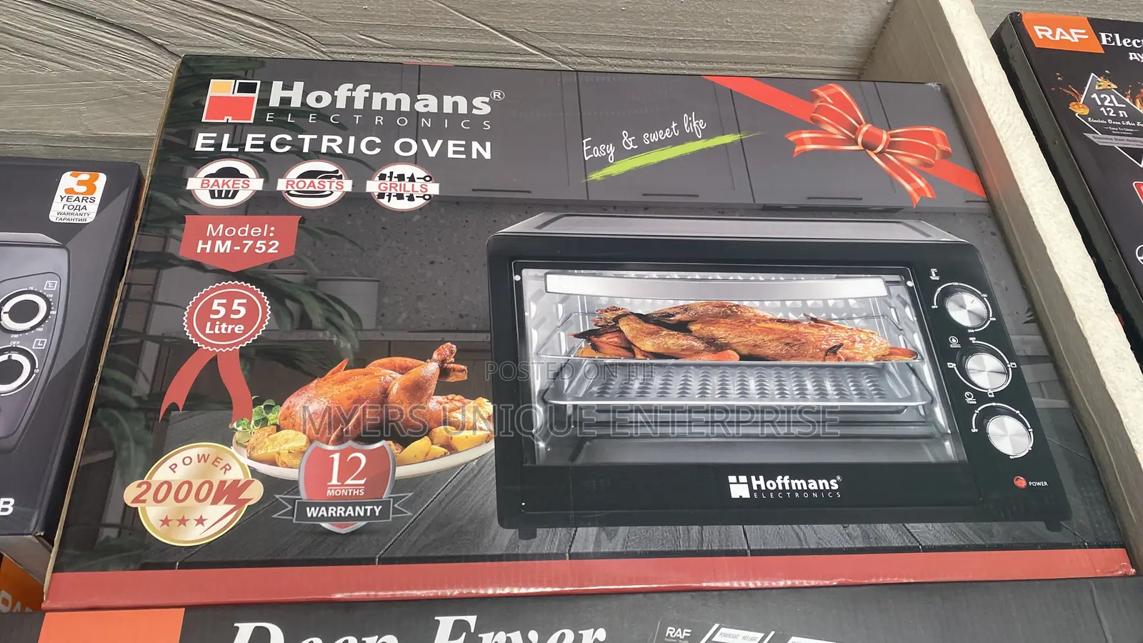 Energy Efficient 55l Big Hoffman Electric Oven