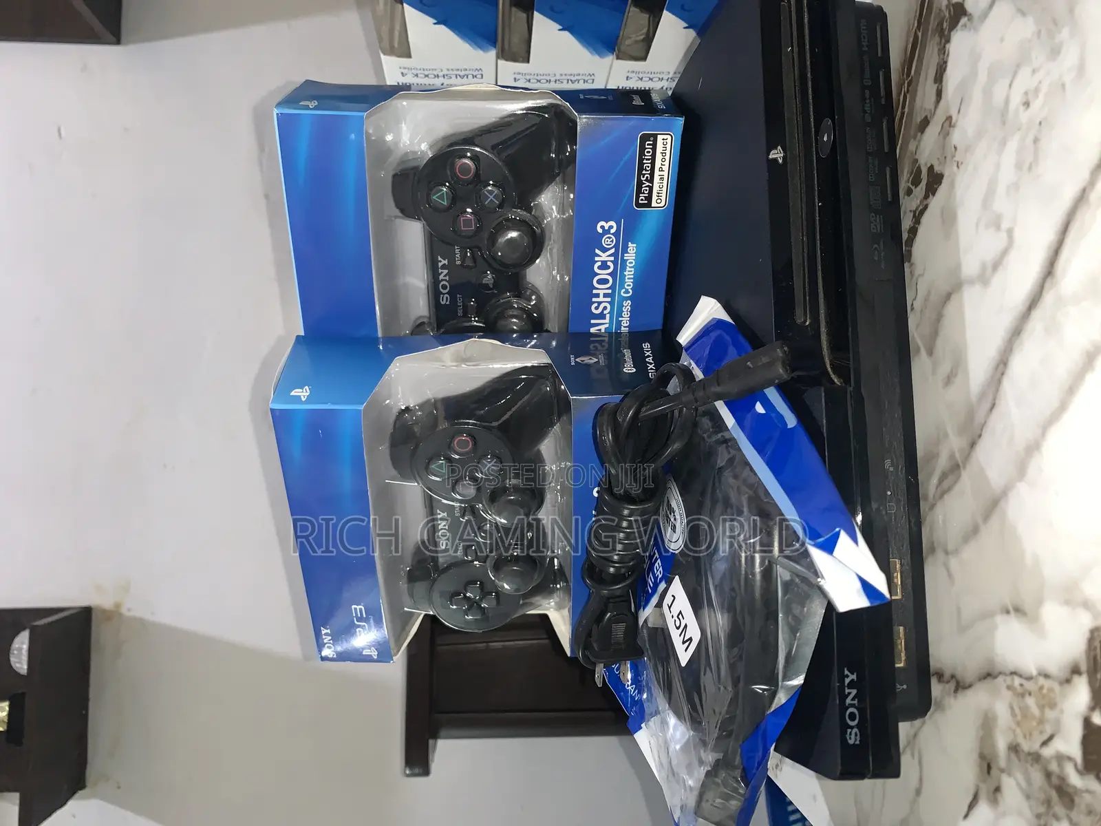 Ps3 With 8 Games Two Two Controllers