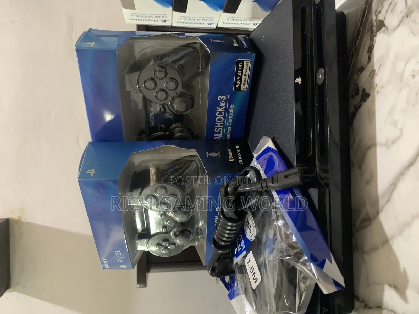Ps3 With 8 Games Two Two Controllers