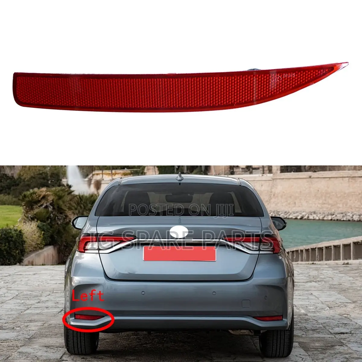 Toyota Corolla 2019-2021 Rear Bumper Reflector