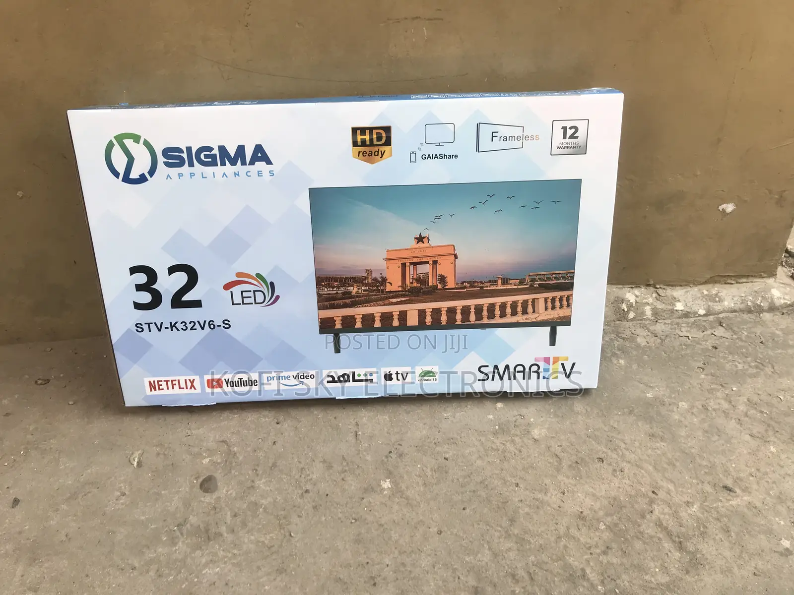 Powerful Sigma 32inch Smart Tv