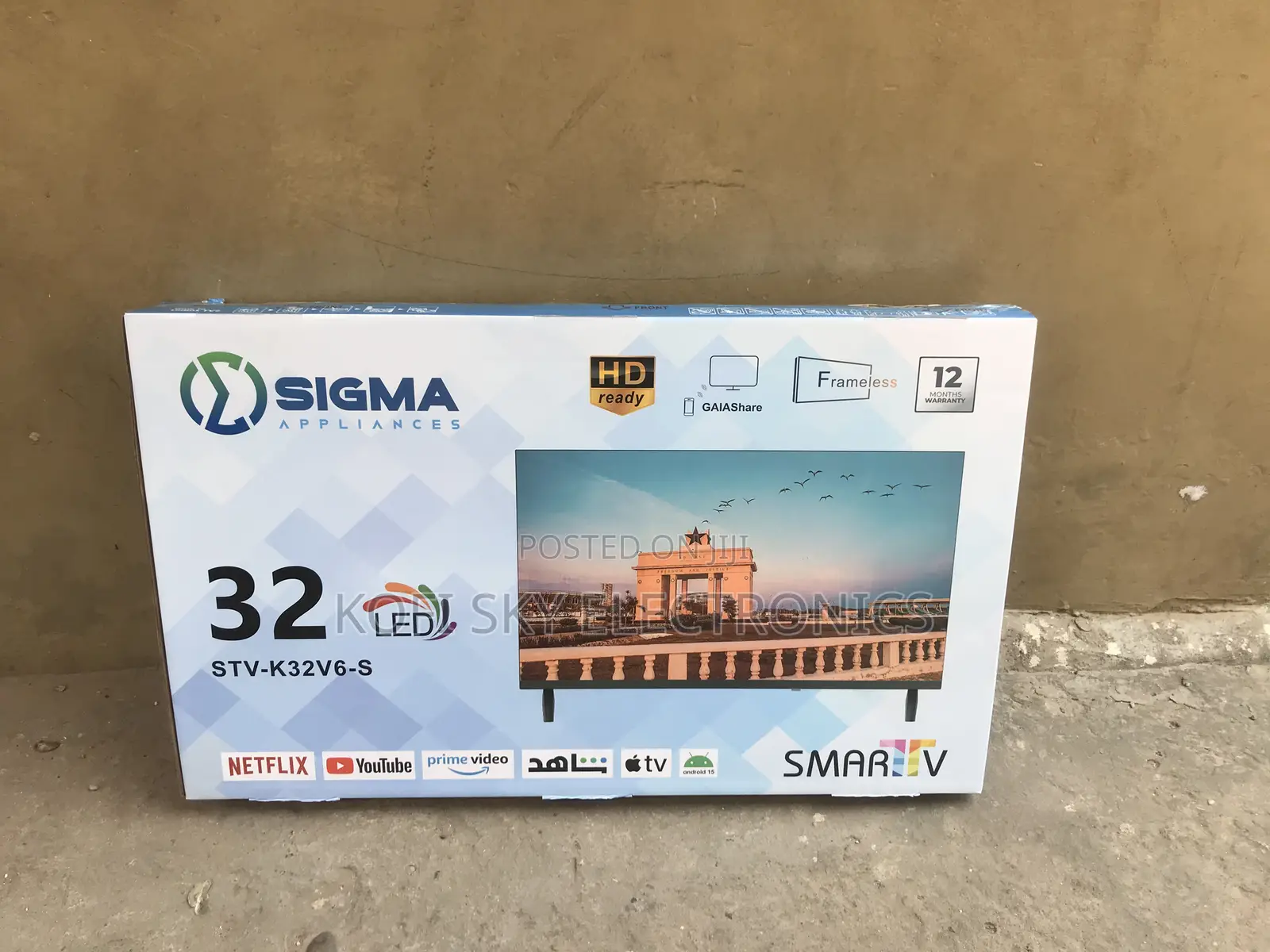 Powerful Sigma 32inch Smart Tv
