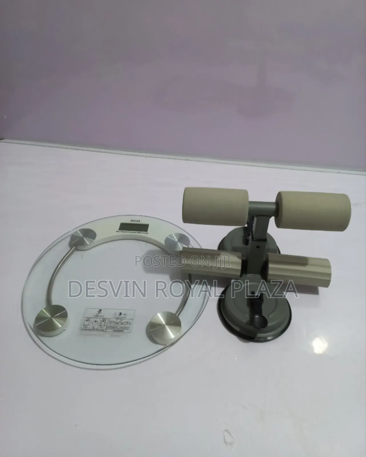 Sit Up Bar + Digital Personal Weighing Scale