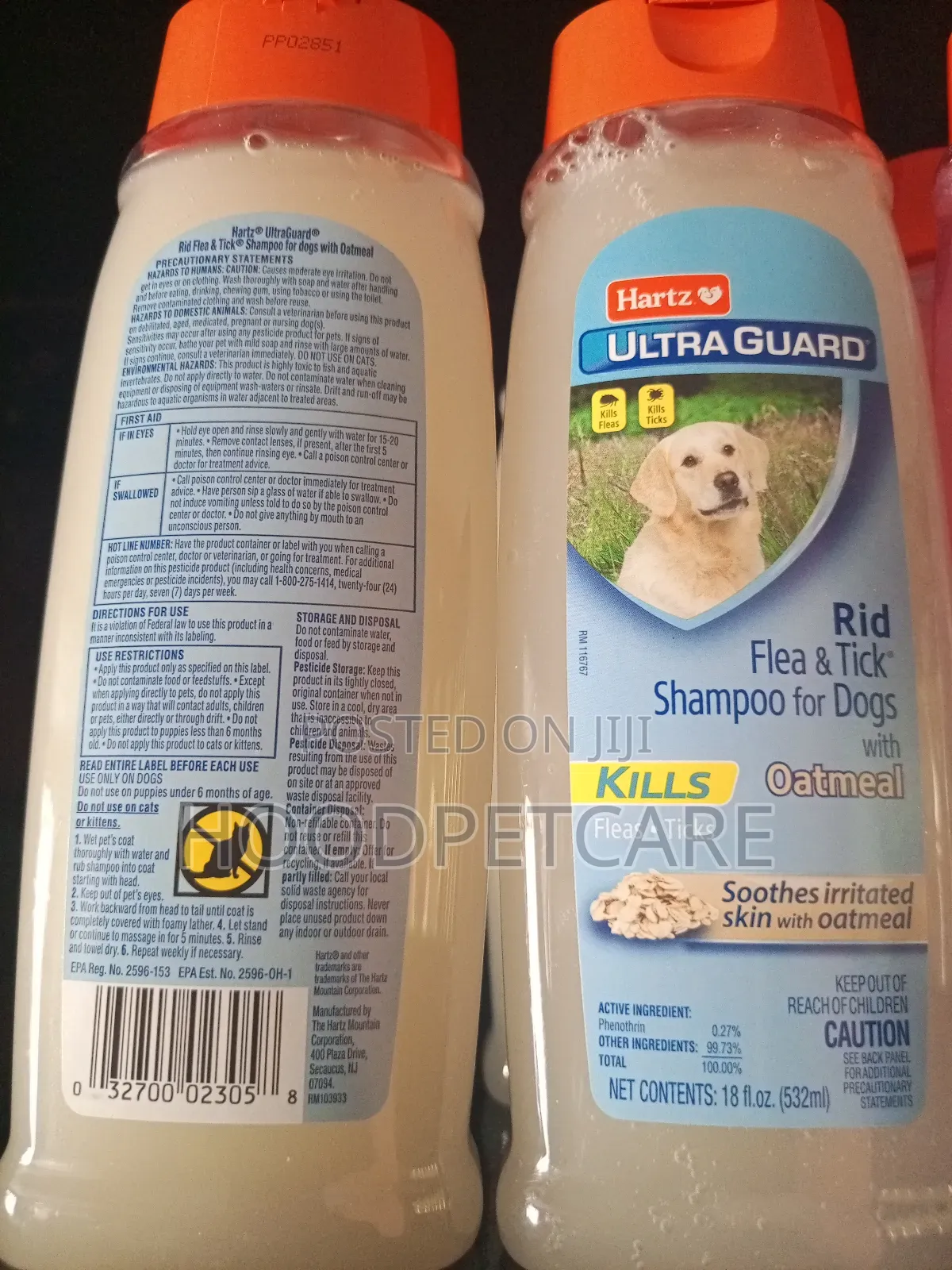 Hartz Ultra Guard Dog Shampoo for Fleas and Ticks