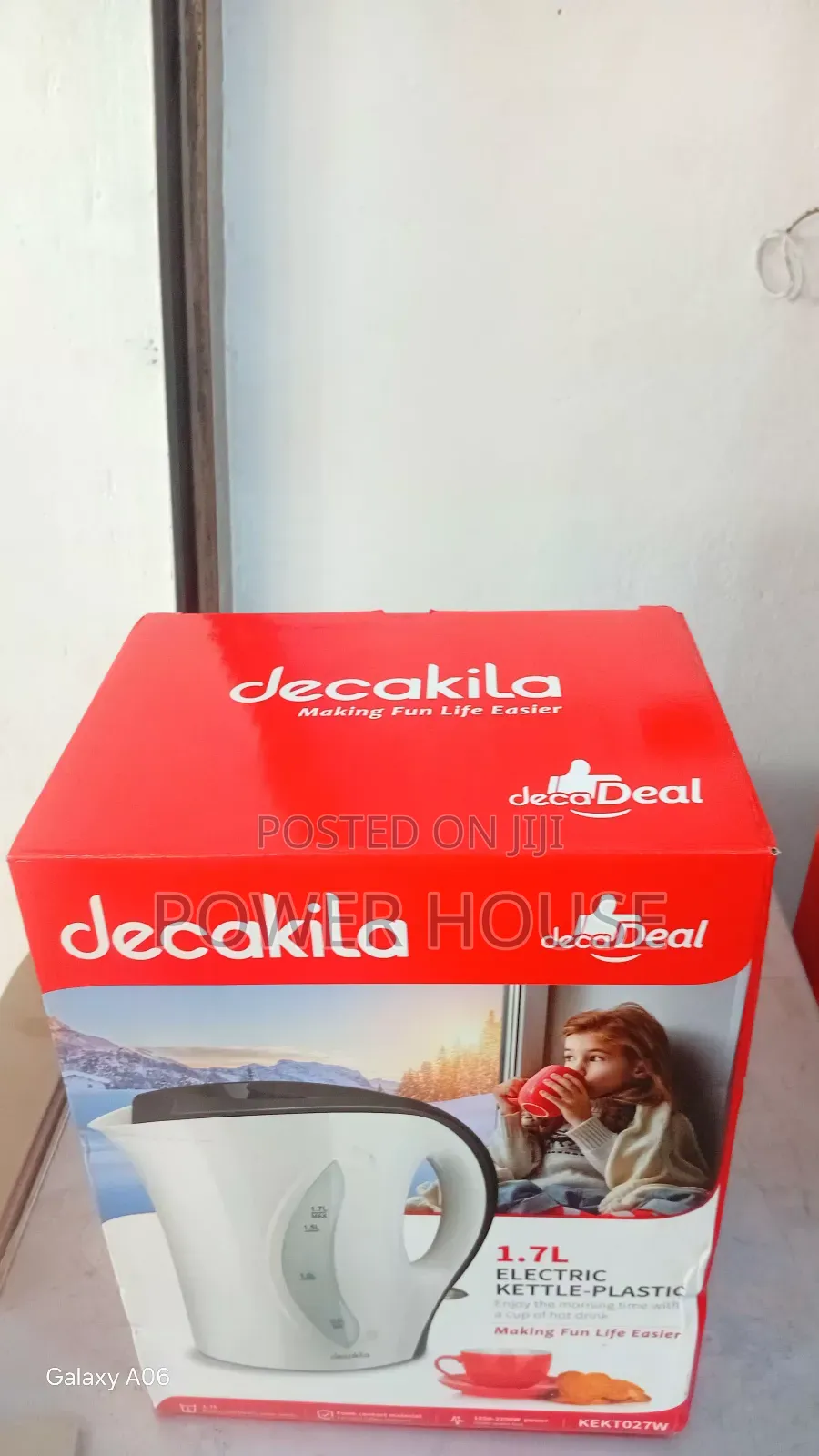 Decakila 1.7l Plastic Electric Kettle – Everyday Kitchen Use