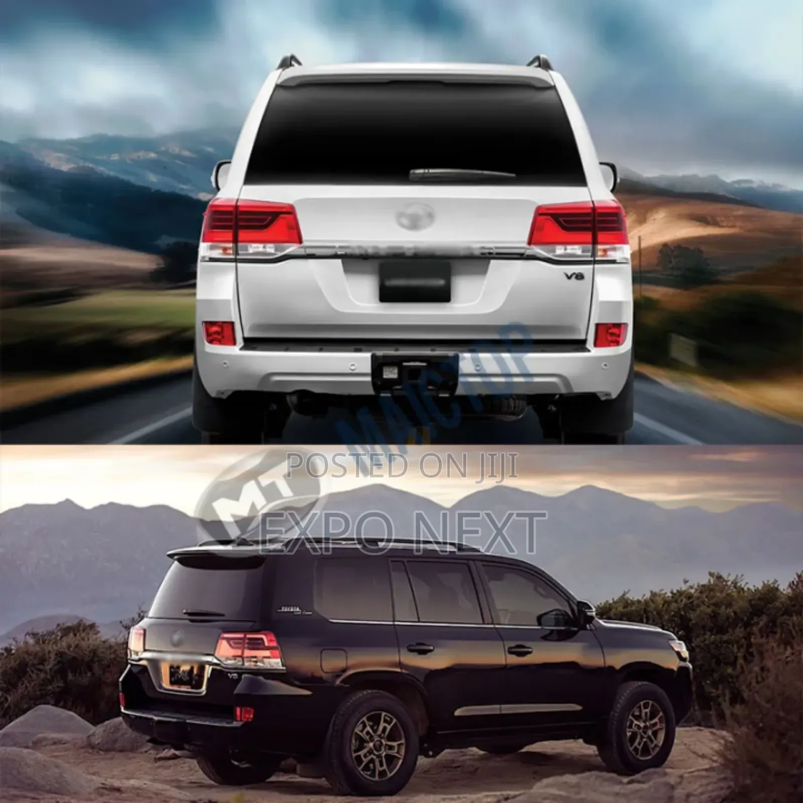 2016-2020 Toyota Land Cruiser Led Outer Pair Tail Light