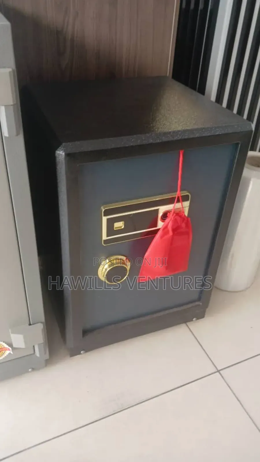 Fireproof Money Safe Designed To Protect Valuable From Fire And Theft.