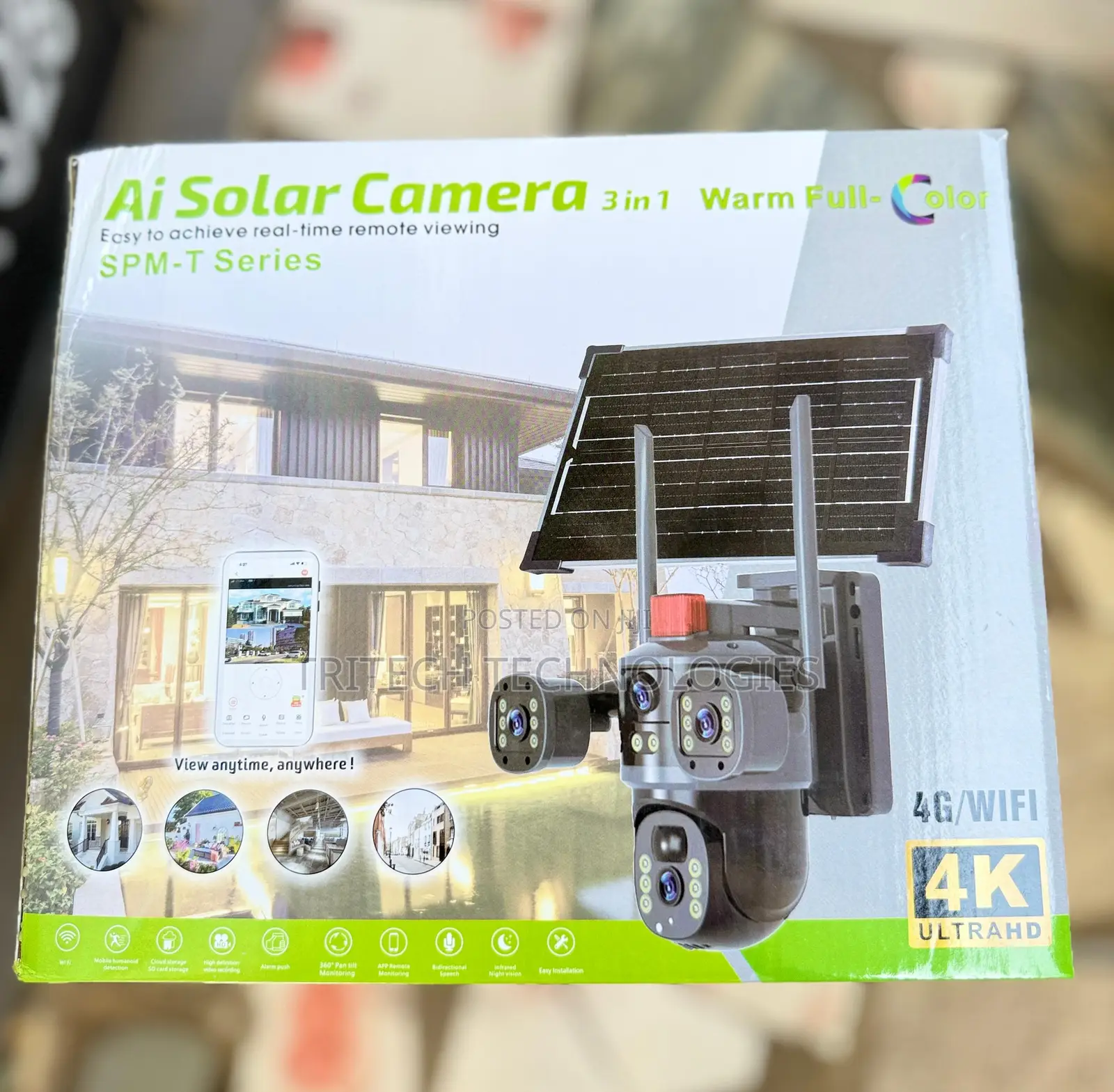 Spark 4g Solar PTZ 3 in 1 SPM-T Series Eseecloud App