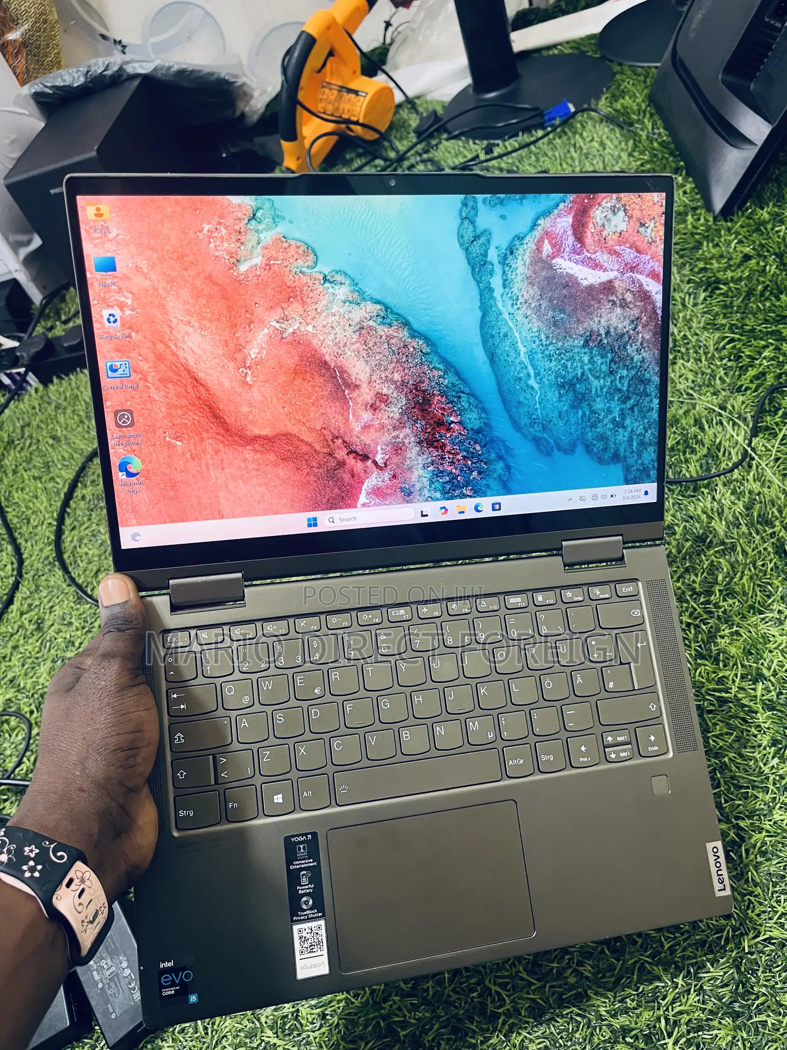 Laptop Lenovo Yoga 7i 8GB Intel Core 5 SSD 512GB