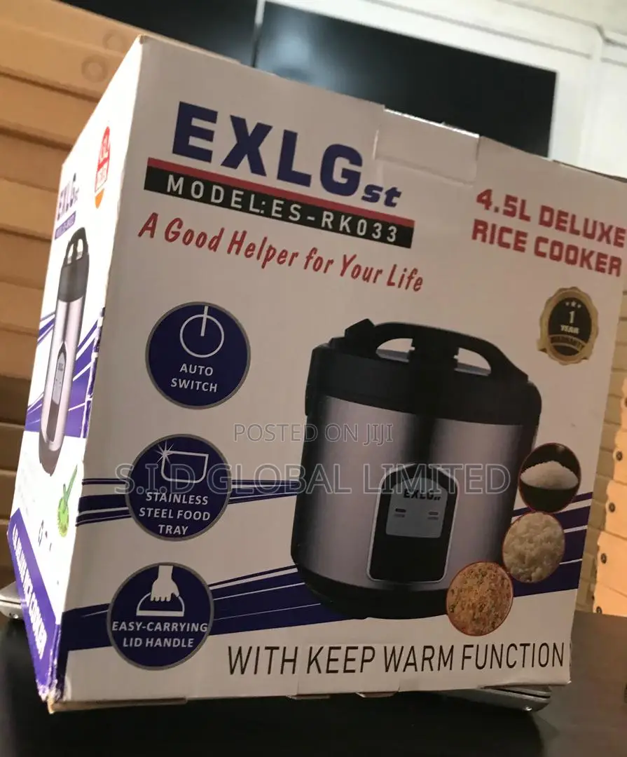 The Perfect Kitchen Helper – Exlg Deluxe Rice Cooker 4.5l