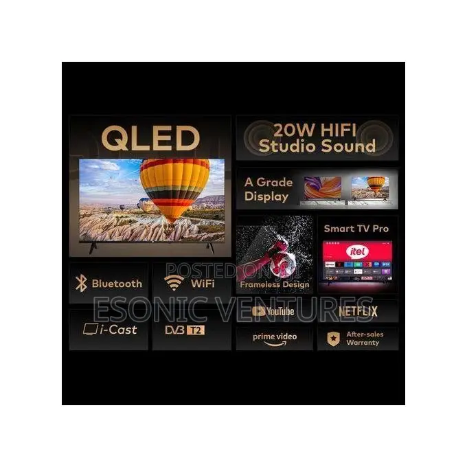 Itel Qled Smart Tv 43”