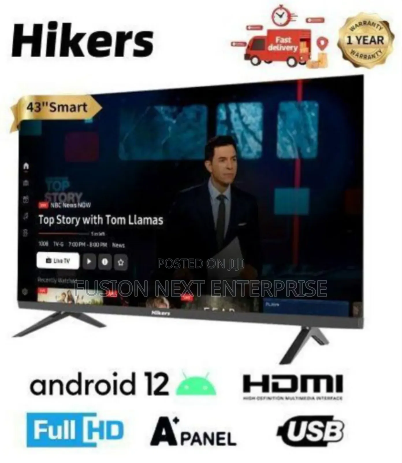 Hikers Android 43 Inches TVS
