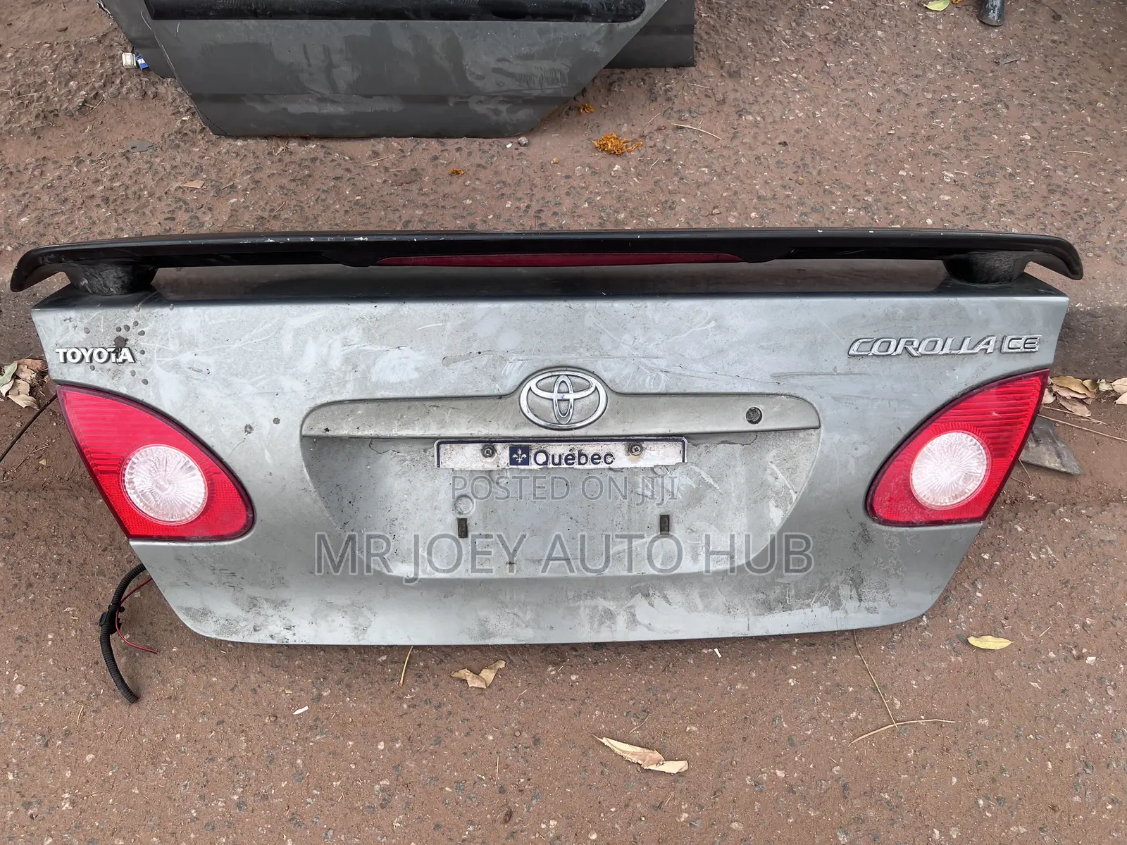 Toyota Corolla 2003 2004 2005 2006 2007 2008 Boot With Spoiler